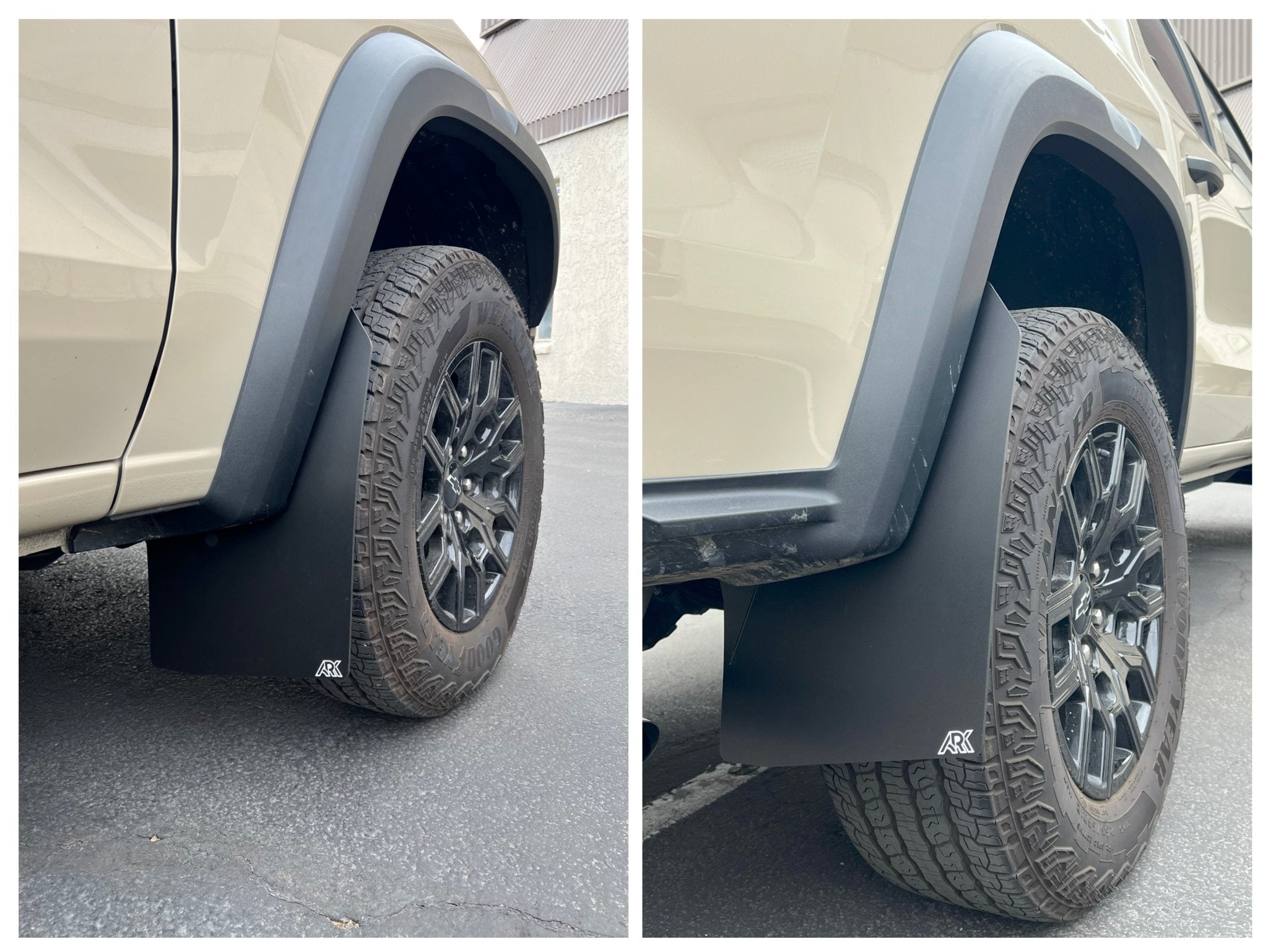 2023+ Chevy Colorado ZR2/Trailboss TriXPoly Mudflaps - TEQ Offroad
