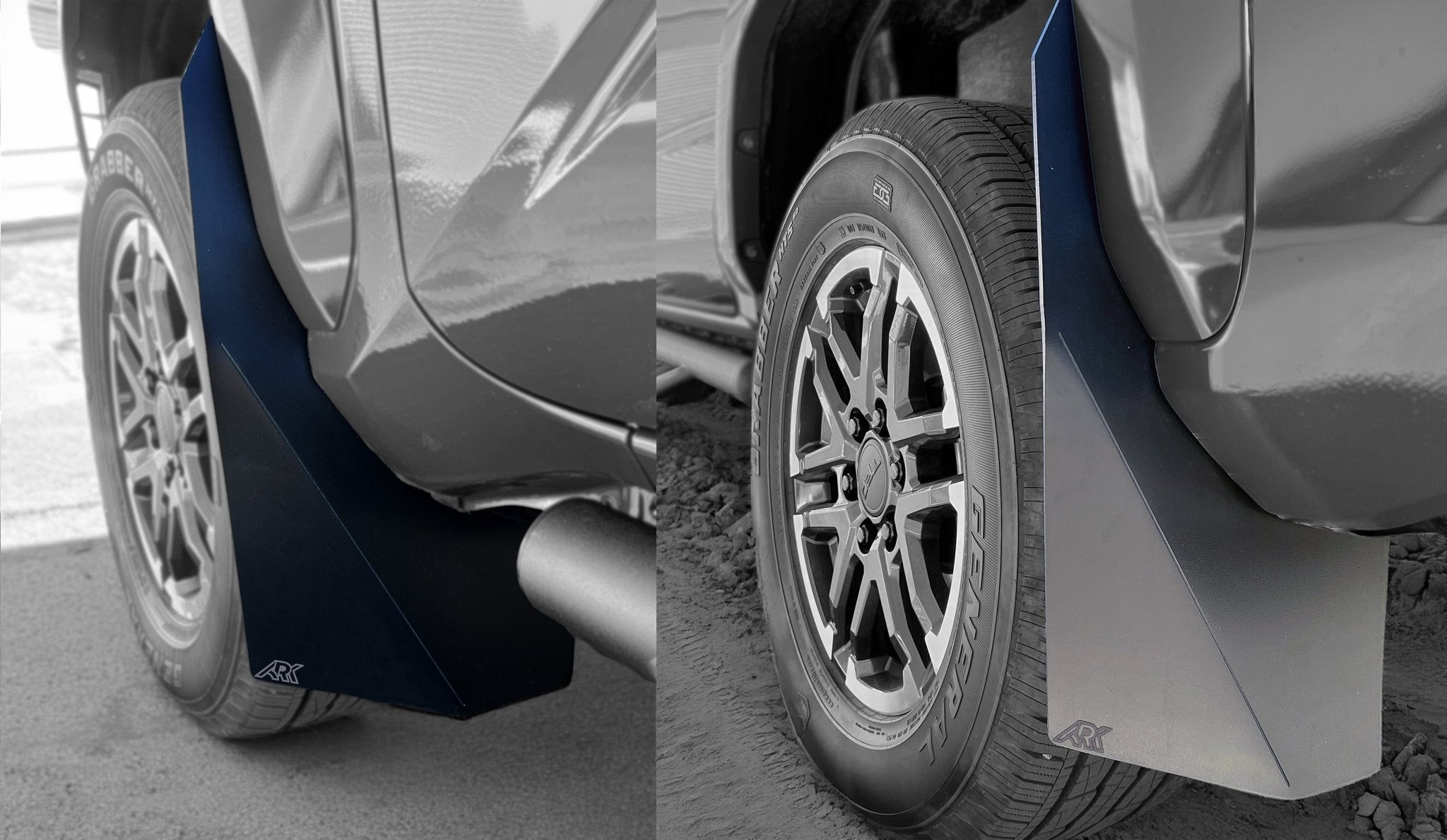 2024+ Toyota Tacoma TriXpoly Splash Guards & Mudflap Micros - TEQ Offroad