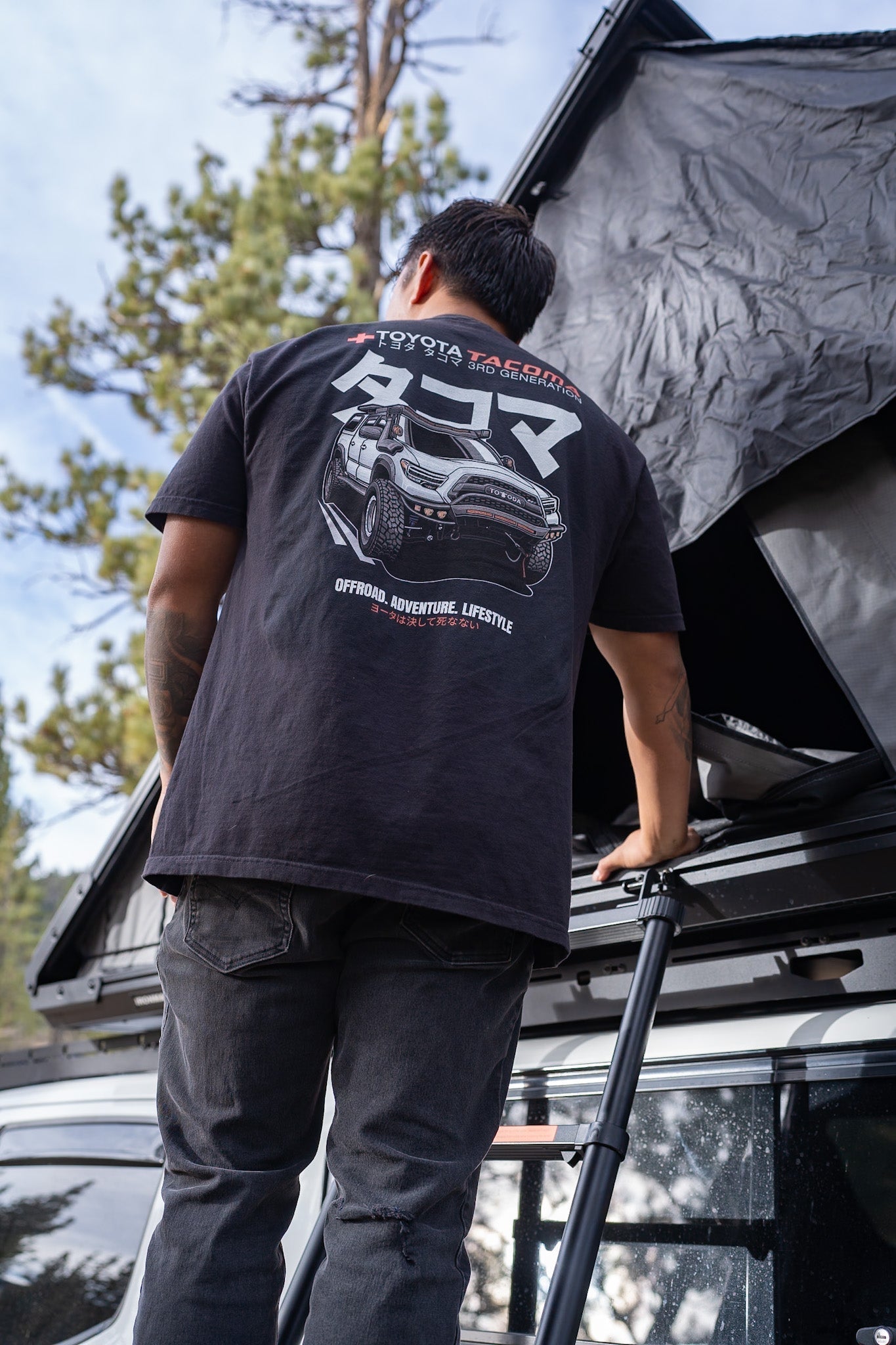 3rd Gen Tacoma Shirt Large Rear Print - TEQ Offroad