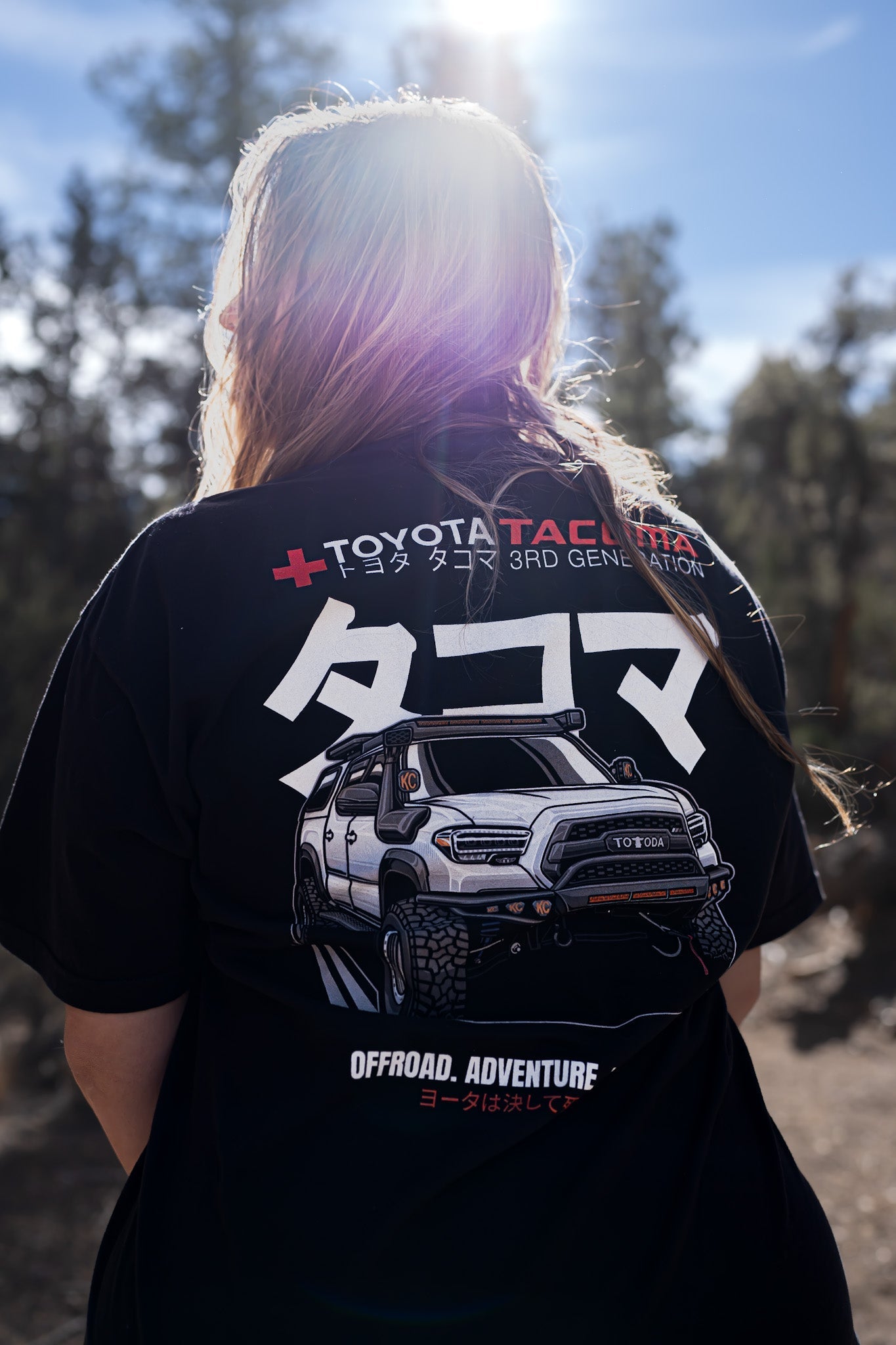 3rd Gen Tacoma Shirt Large Rear Print - TEQ Offroad