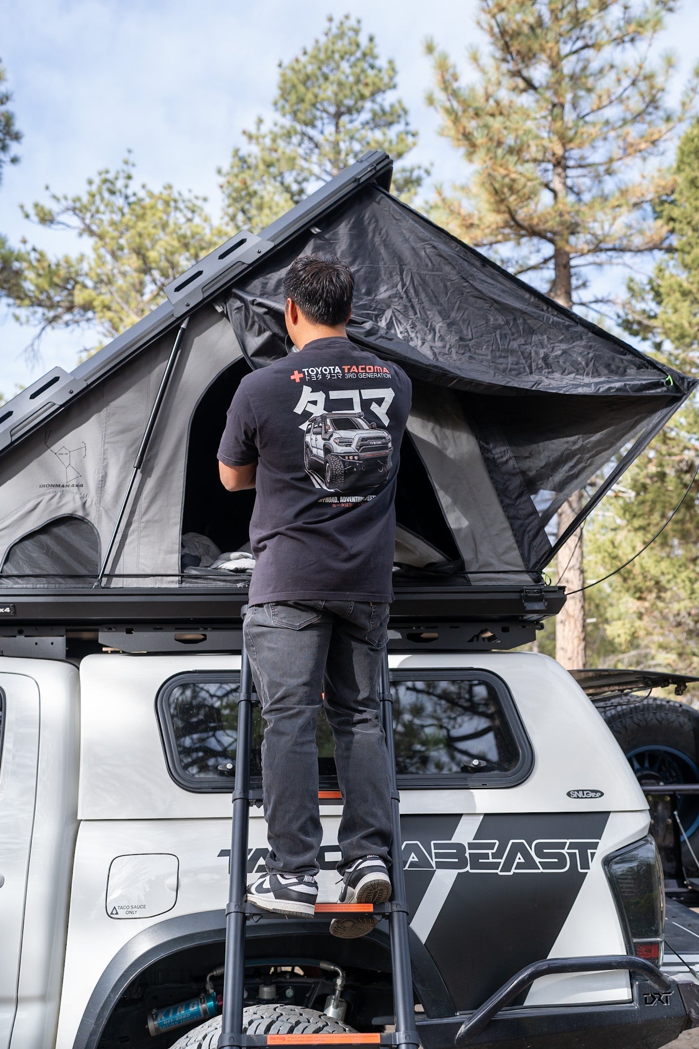 3rd Gen Tacoma Shirt Large Rear Print - TEQ Offroad