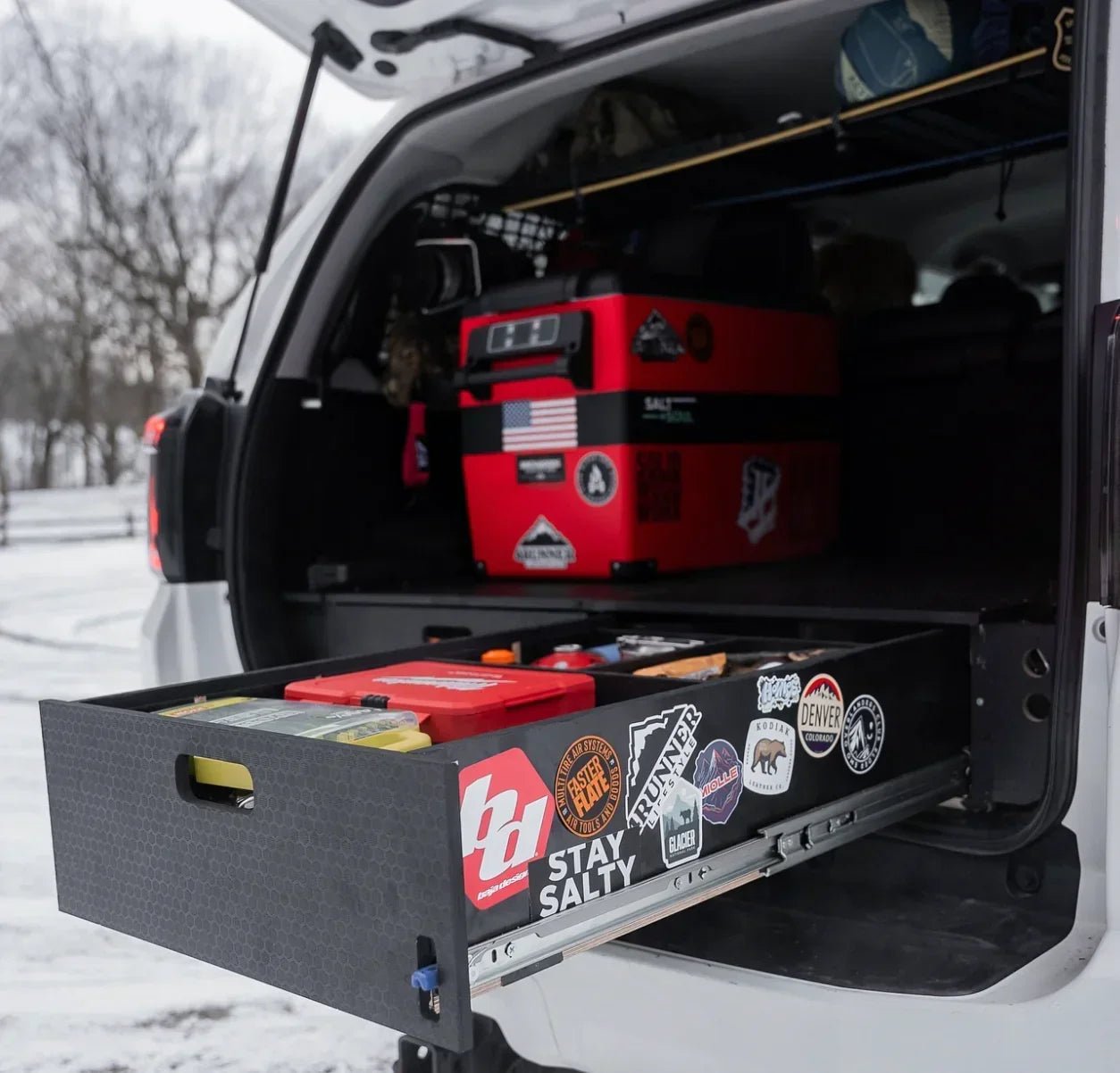 4Runner Dual Drawer Storage PreCut Kit - 2 Options - TEQ Offroad