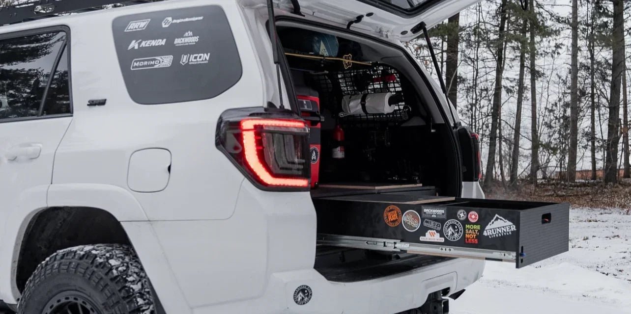 4Runner Dual Drawer Storage PreCut Kit - 2 Options - TEQ Offroad