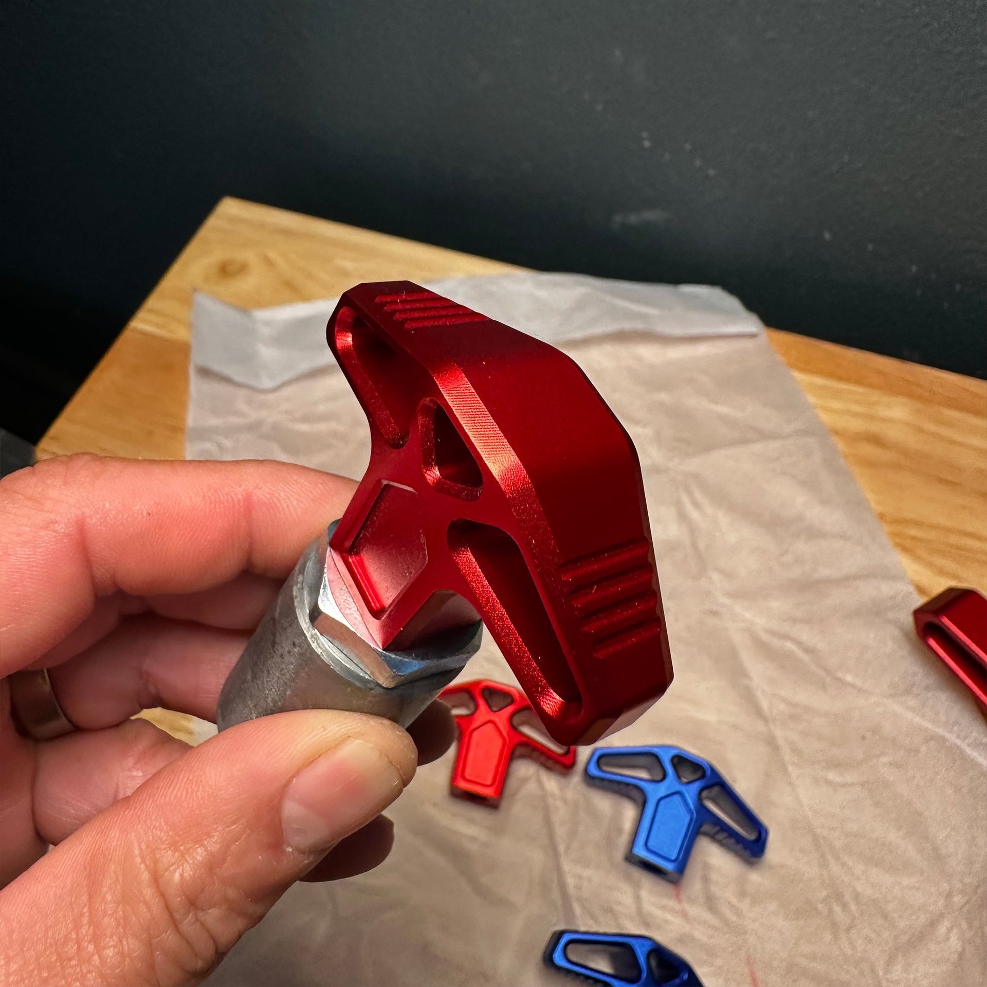 Billet Anodize Aluminum T - Handle - TEQ Offroad