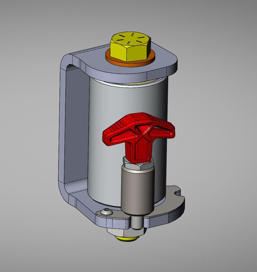 Billet Anodize Aluminum T - Handle - TEQ Offroad
