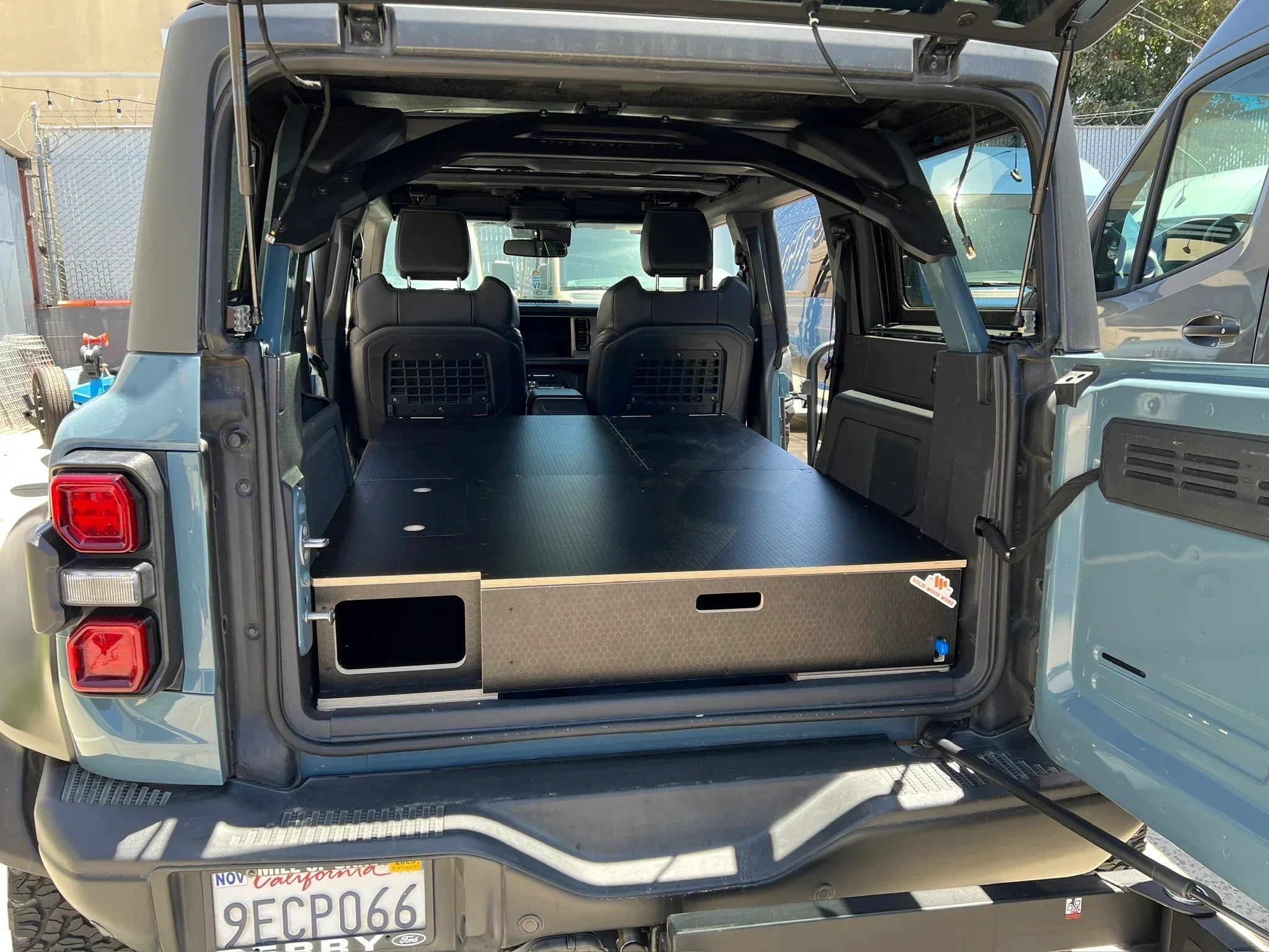 Bronco 4 - Door Single Drawer Storage PreCut Kit - 2 options - TEQ Offroad