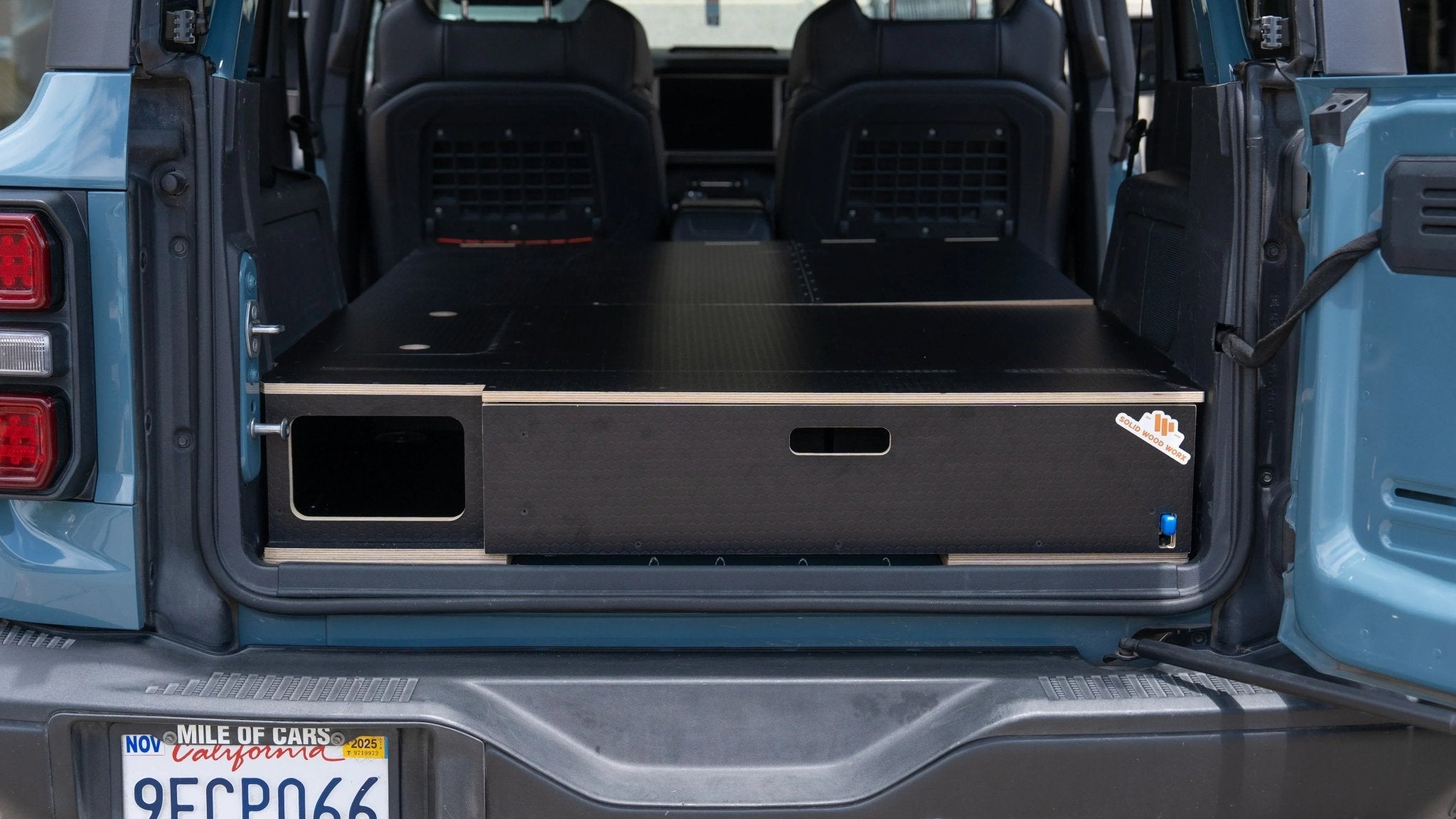 Bronco 4 - Door Single Drawer Storage PreCut Kit - 2 options - TEQ Offroad