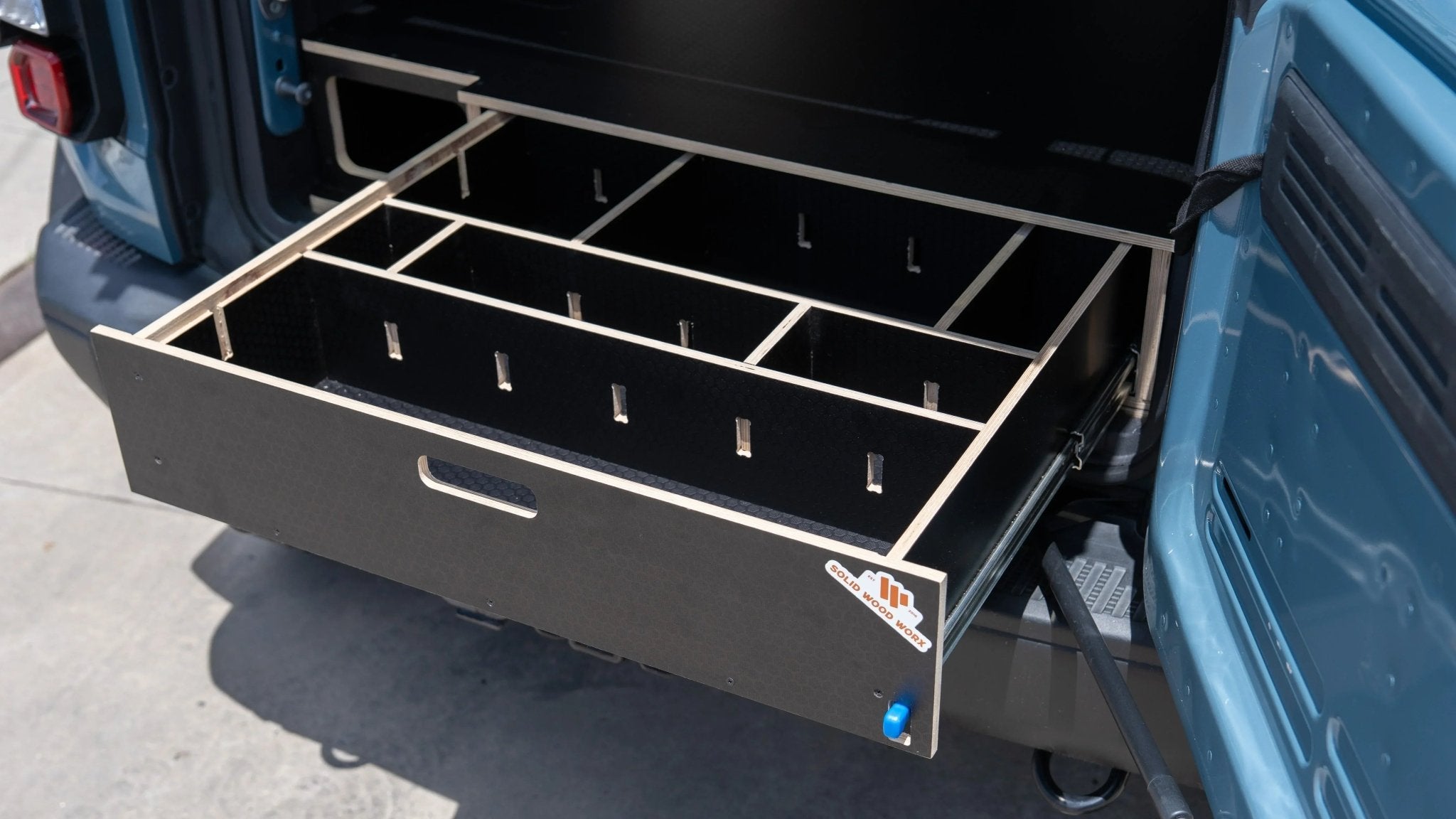 Bronco 4 - Door Single Drawer Storage PreCut Kit - 2 options - TEQ Offroad