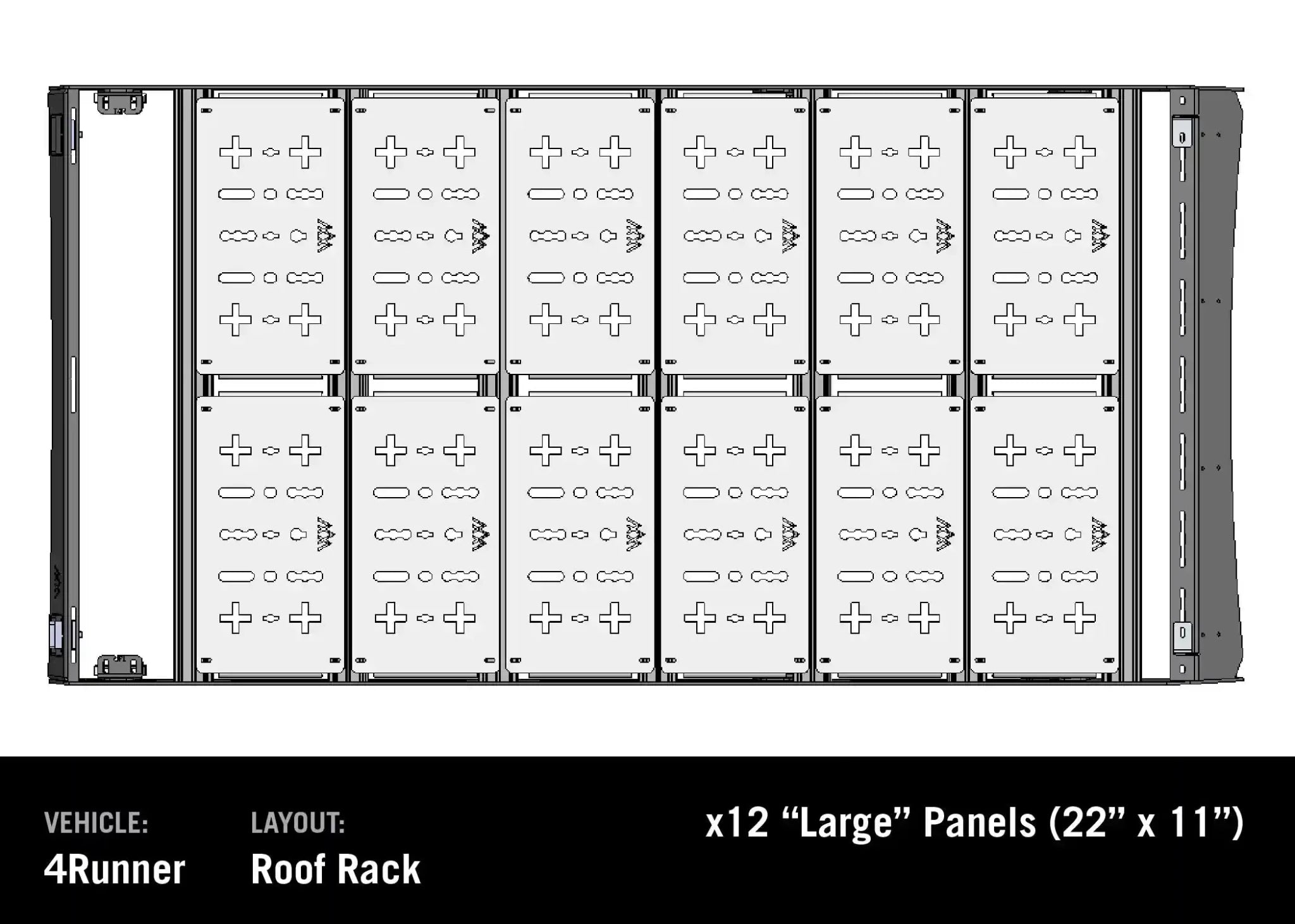 DRIFTR Toyota 5th Gen 4Runner Roof Rack (2010 - 2024) - TEQ Offroad