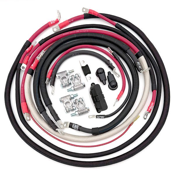 Ford Power Stroke 6.0 Diesel - F250/F350 Battery Cable Kit (2003 - 2007) - TEQ Offroad