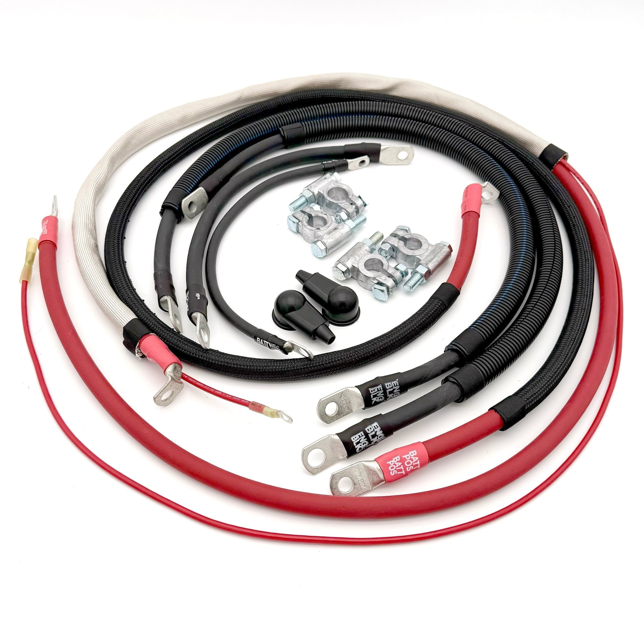 Ford Powerstroke 6.4 Diesel - F250/F350 Battery Cable Kit (2008 - 2010) - TEQ Offroad