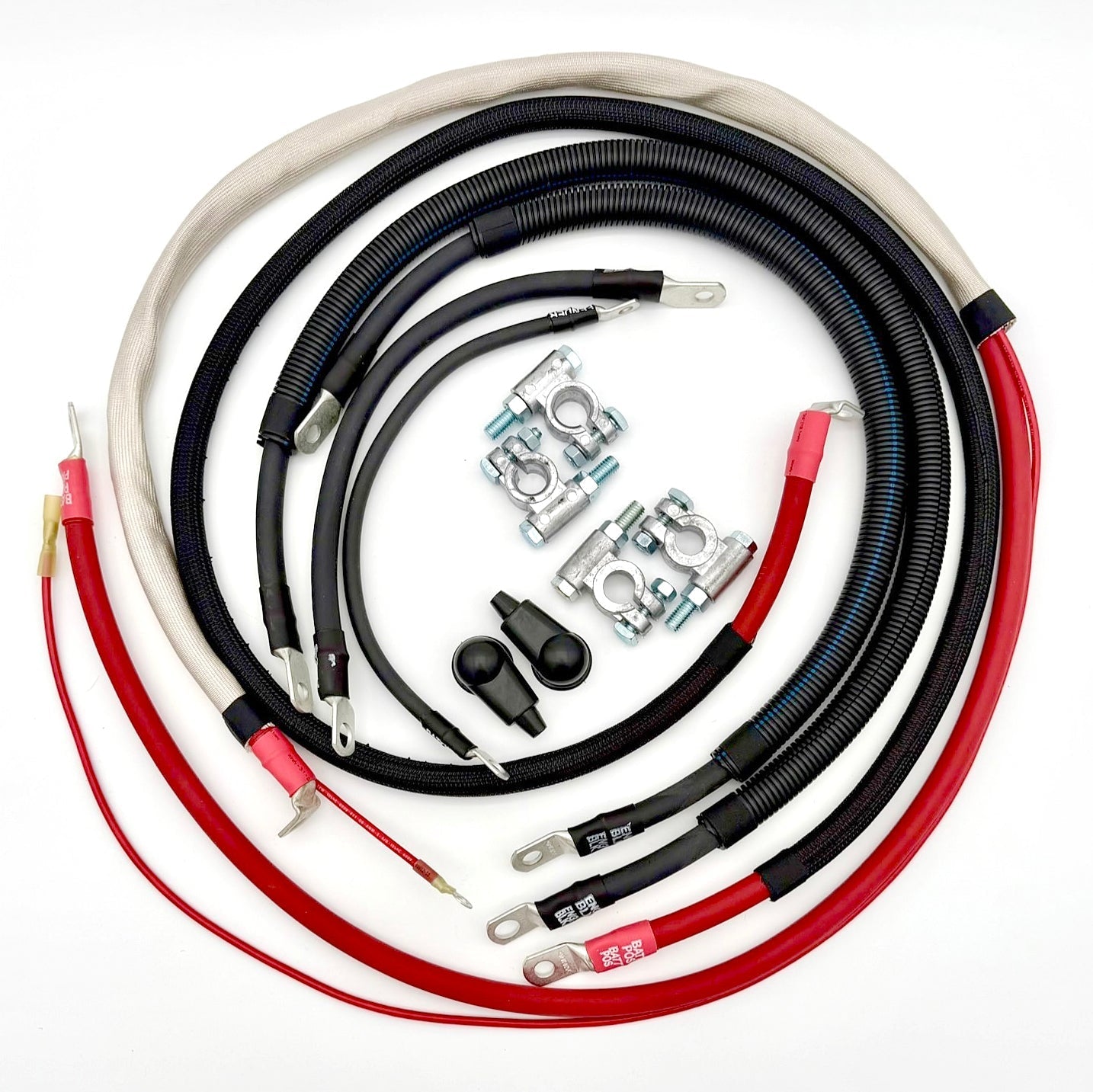 Ford Powerstroke 6.4 Diesel - F250/F350 Battery Cable Kit (2008 - 2010) - TEQ Offroad