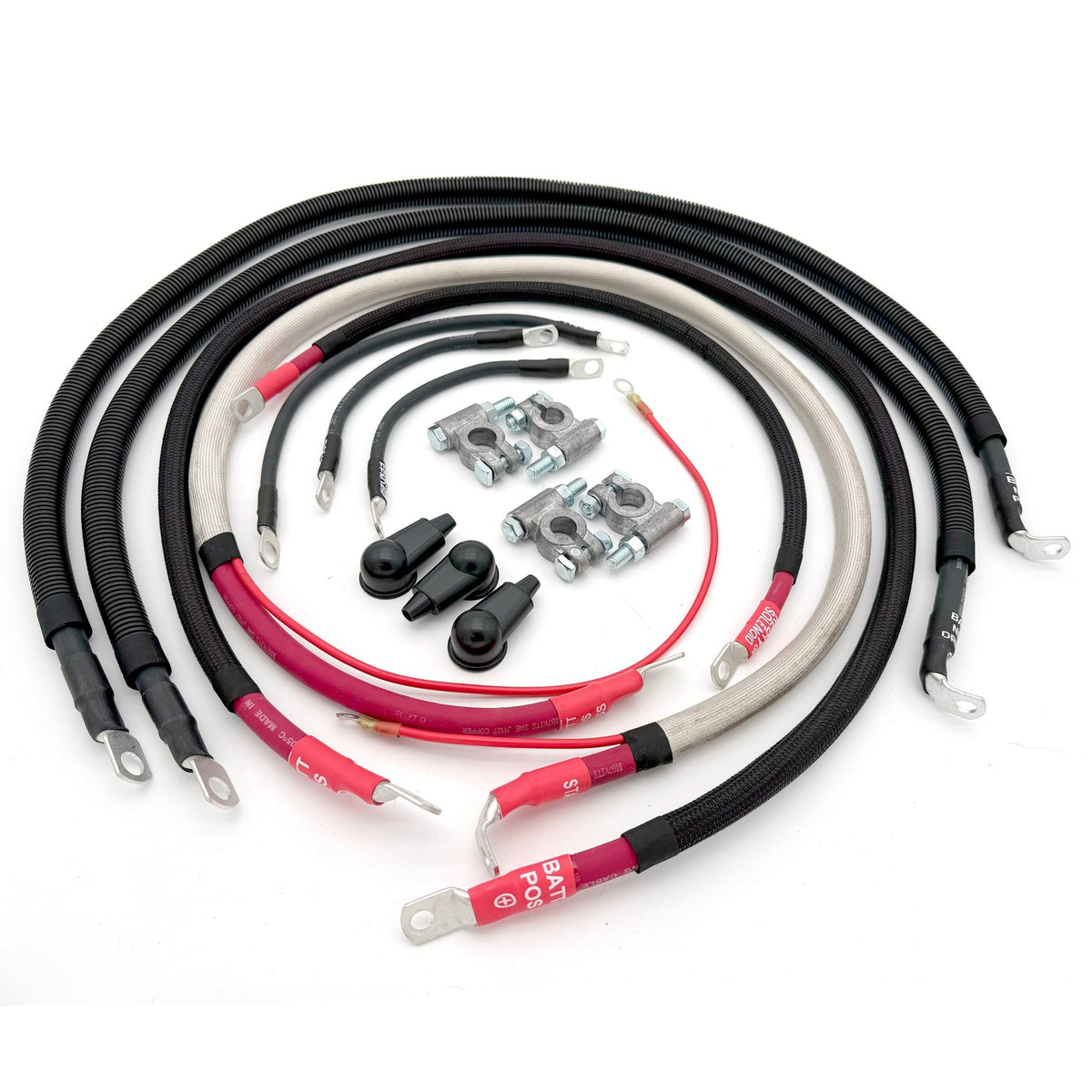 Ford Powerstroke 7.3 Diesel - F250/F350 Battery Cable Kit (1999-2003) - TEQ Offroad
