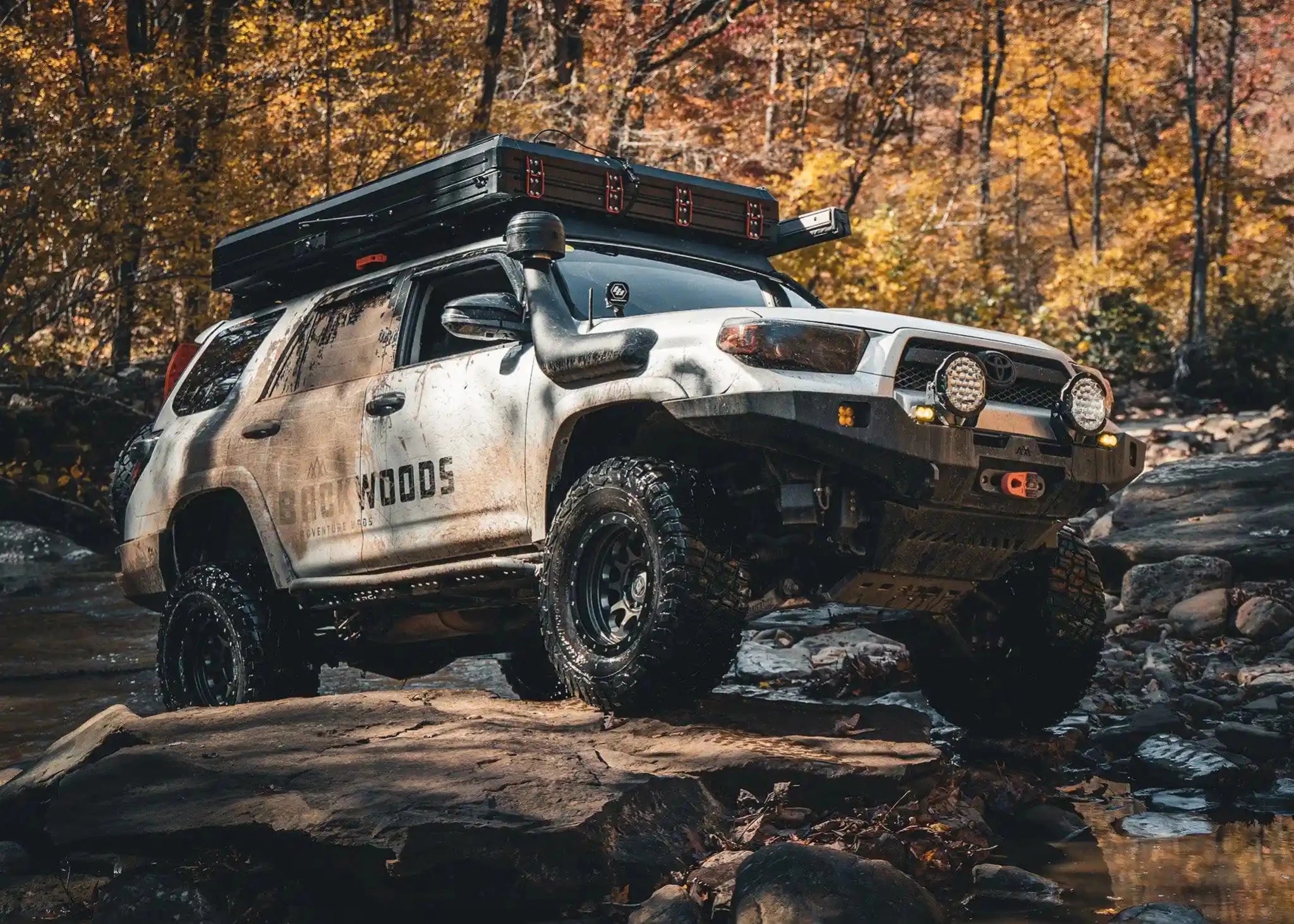 Hi - Lite Overland Toyota 4Runner Front Bumper 5th Gen (2010 - 2024) [No Bull Bar] - TEQ Offroad