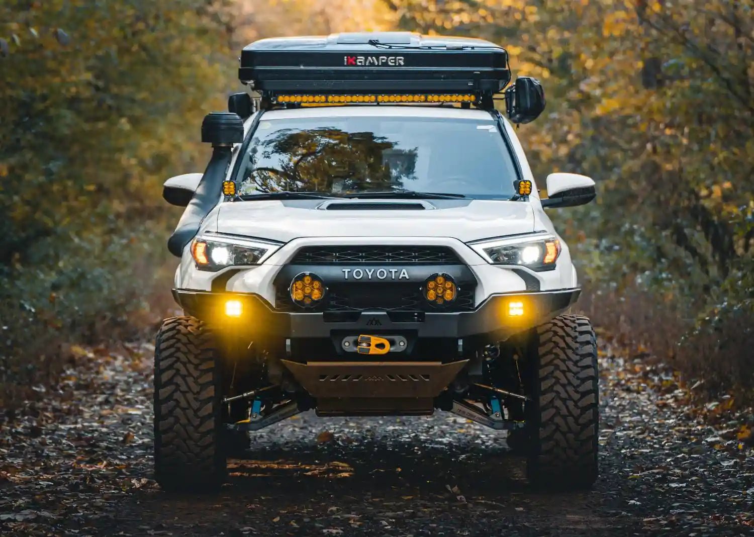 Hi - Lite Overland Toyota 4Runner Front Bumper 5th Gen (2010 - 2024) [No Bull Bar] - TEQ Offroad