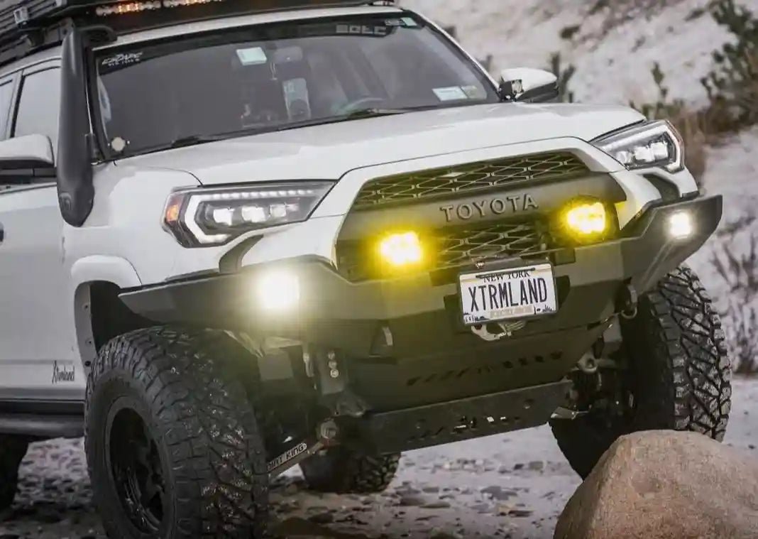 Hi - Lite Overland Toyota 4Runner Front Bumper 5th Gen (2010 - 2024) [No Bull Bar] - TEQ Offroad