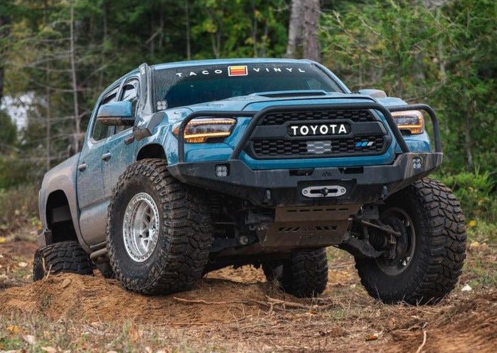 Hi - Lite Overland Toyota Tacoma Front Bumper 3rd Gen (2016 - 2023) [Bull Bar] - TEQ Offroad