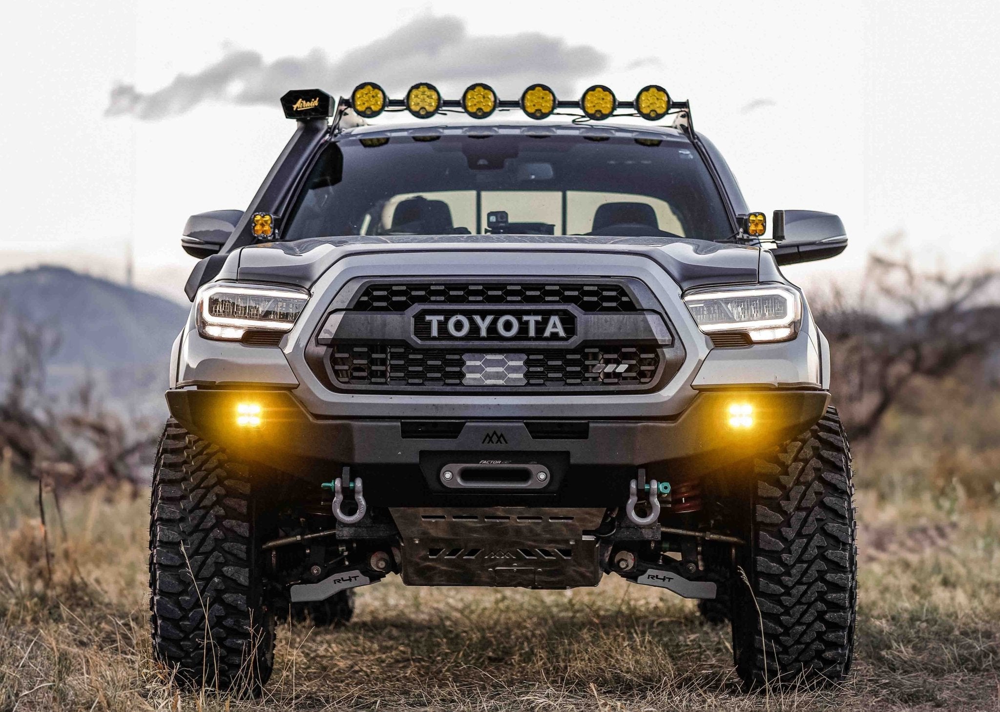 Hi - Lite Overland Toyota Tacoma Front Bumper 3rd Gen (2016 - 2023) [No Bull Bar] - TEQ Offroad