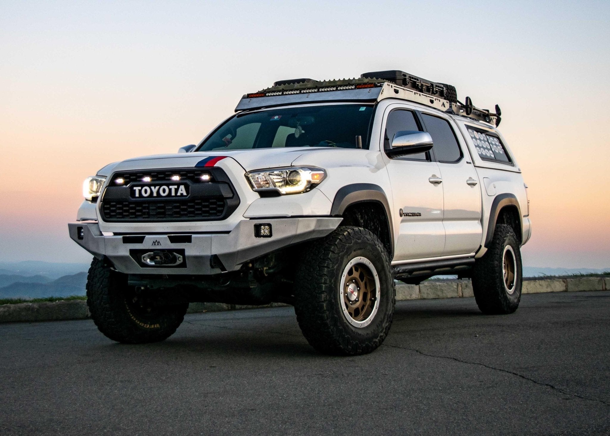 Hi - Lite Overland Toyota Tacoma Front Bumper 3rd Gen (2016 - 2023) [No Bull Bar] - TEQ Offroad