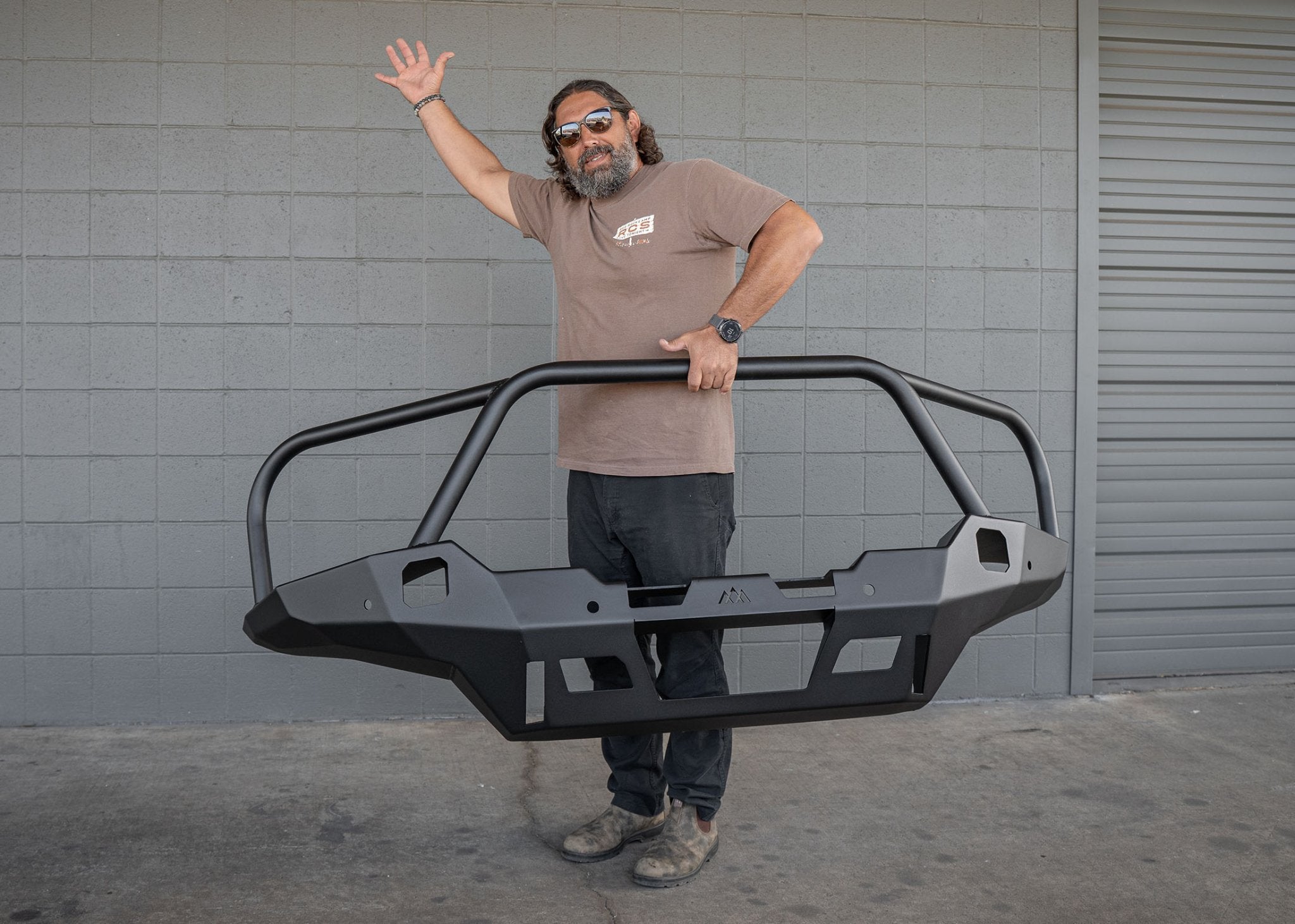 Hi - Lite Overland Toyota Tacoma Front Bumper 4th Gen (2024 - 2025) [Bull Bar] - TEQ Offroad