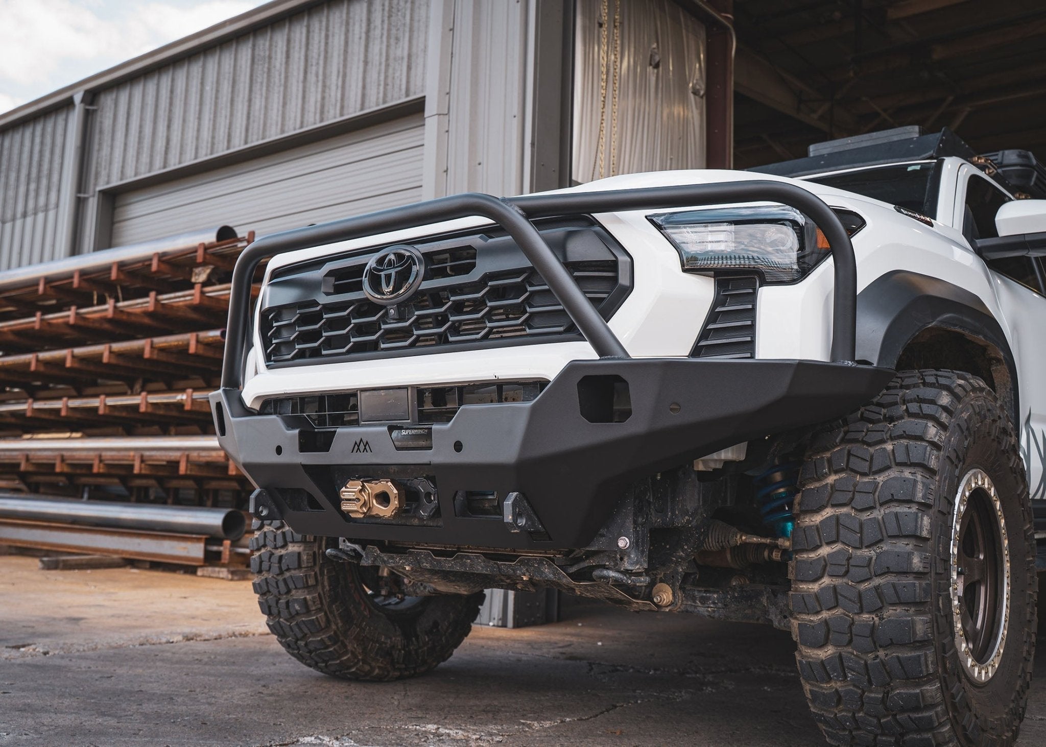 Hi - Lite Overland Toyota Tacoma Front Bumper 4th Gen (2024 - 2025) [Bull Bar] - TEQ Offroad