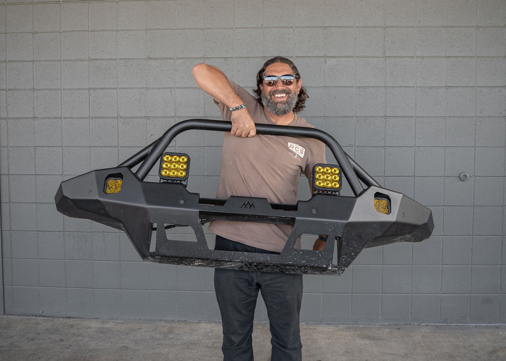 Hi - Lite Overland Toyota Tacoma Front Bumper 4th Gen (2024 - 2025) [Prerunner Bull Bar] - TEQ Offroad