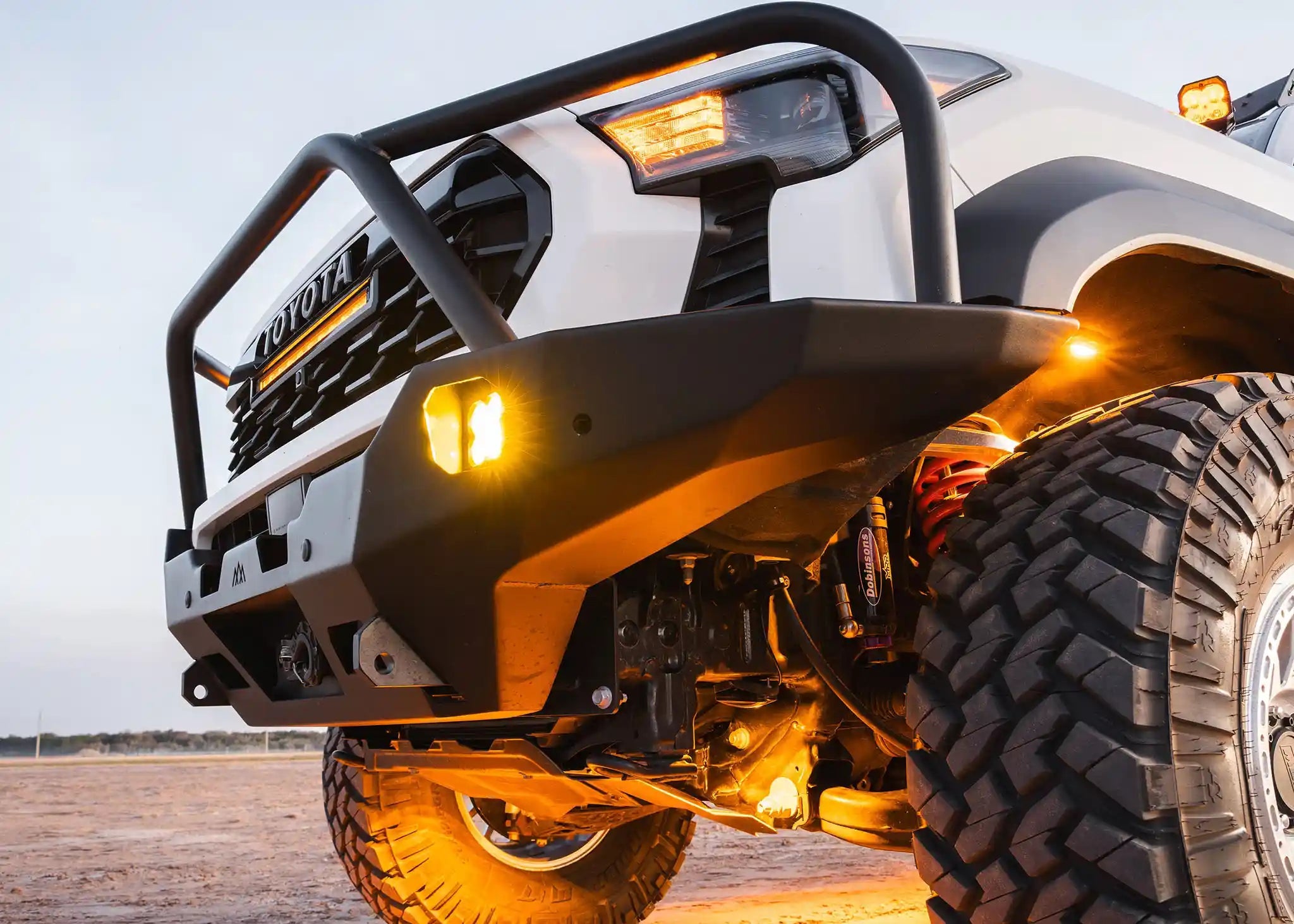 Hi - Lite Overland Toyota Tacoma Front Bumper 4th Gen (2024 - 2026) [Bull Bar] - TEQ Offroad