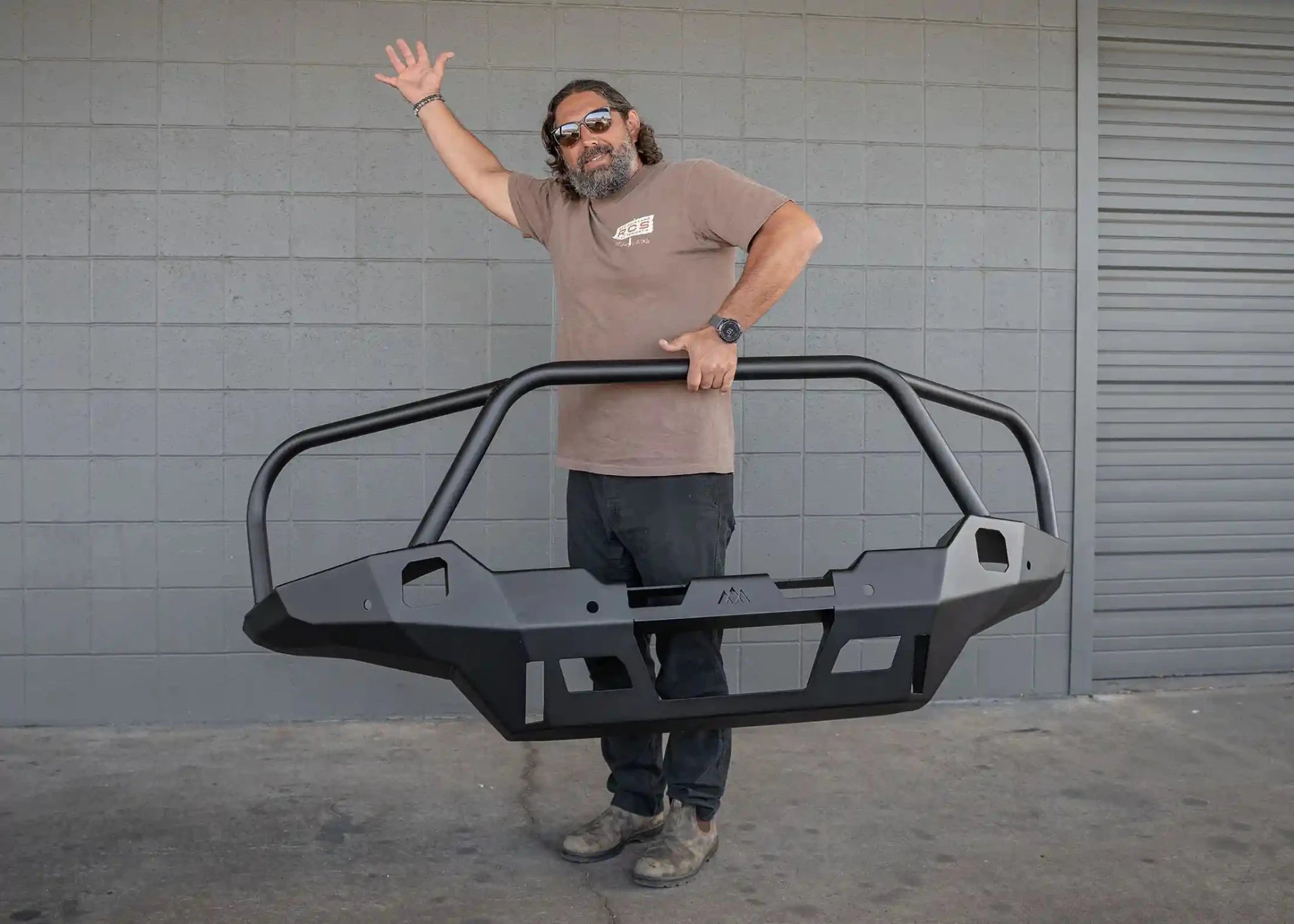 Hi - Lite Overland Toyota Tacoma Front Bumper 4th Gen (2024 - 2026) [Bull Bar] - TEQ Offroad