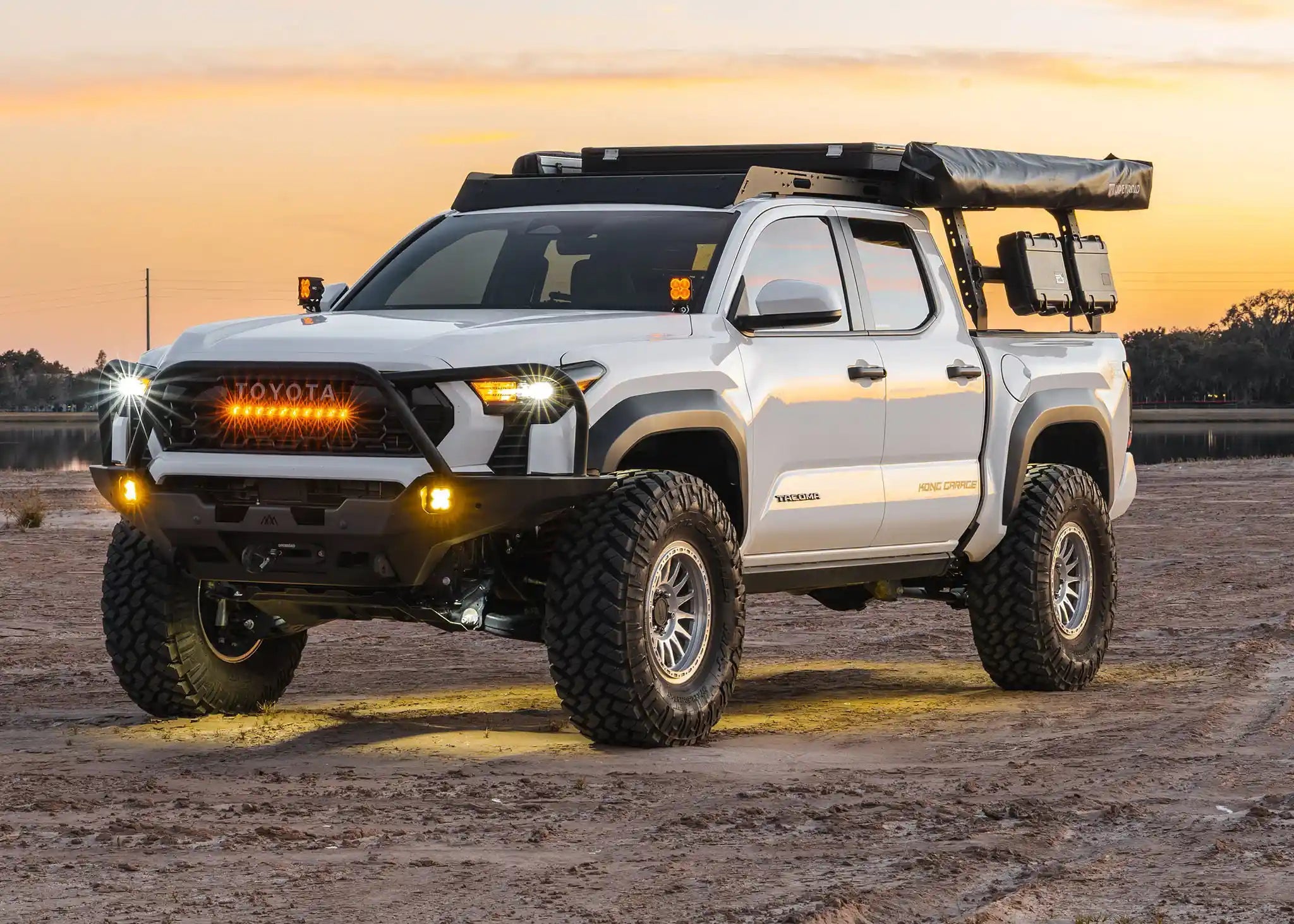 Hi - Lite Overland Toyota Tacoma Front Bumper 4th Gen (2024 - 2026) [Bull Bar] - TEQ Offroad