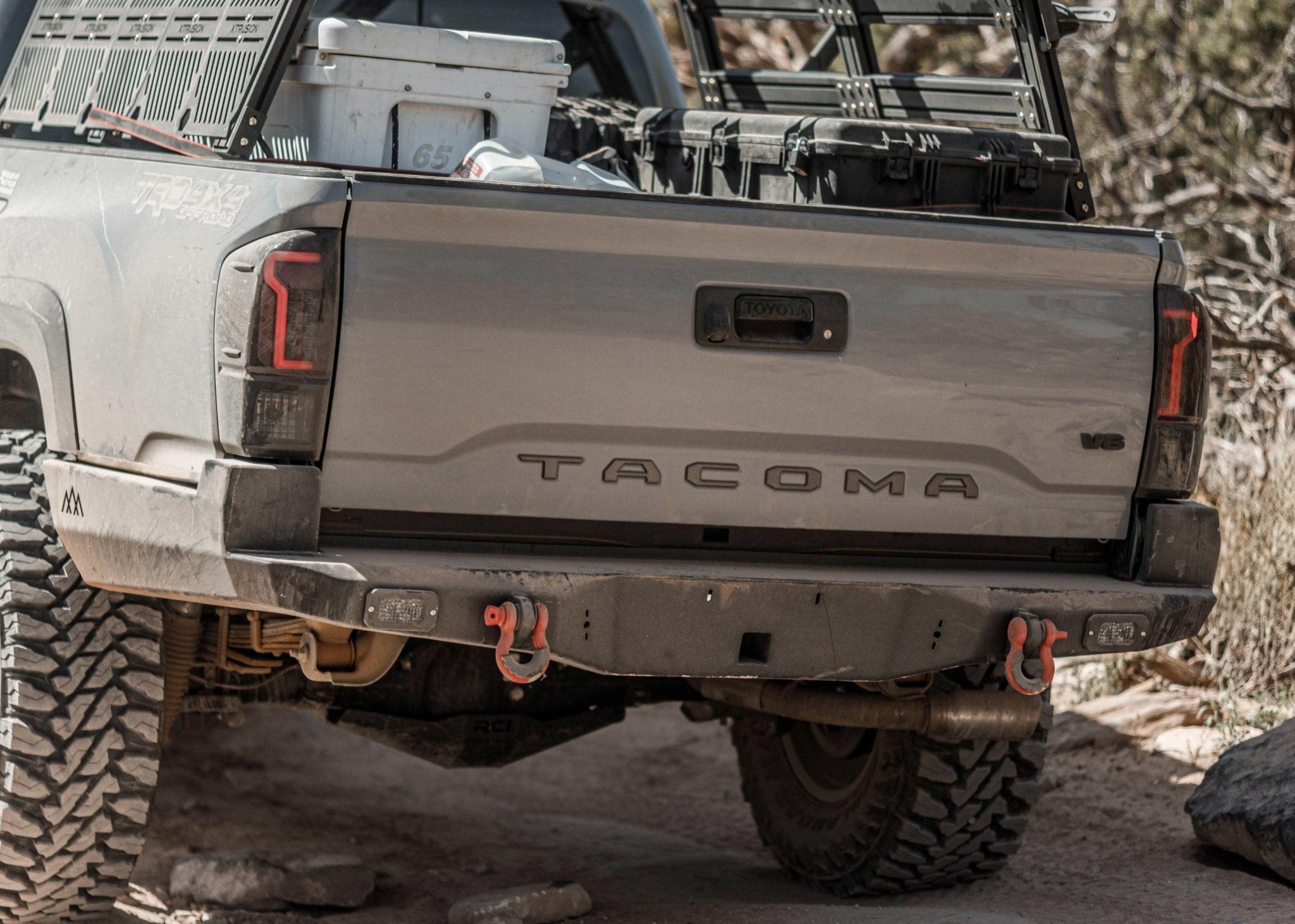 Hi - Lite Overland Toyota Tacoma Rear Bumper 3rd Gen (2016 - 2023) - TEQ Offroad