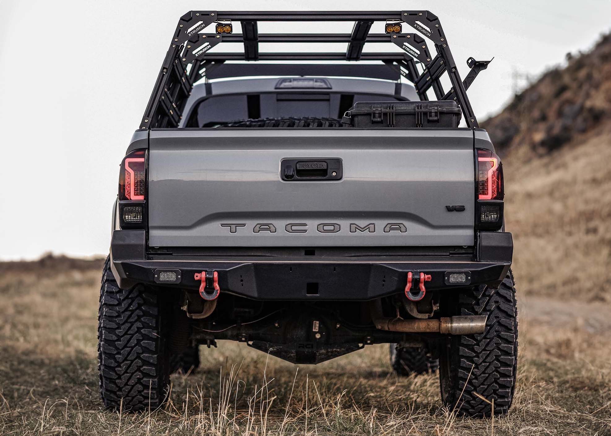 Hi - Lite Overland Toyota Tacoma Rear Bumper 3rd Gen (2016 - 2023) - TEQ Offroad