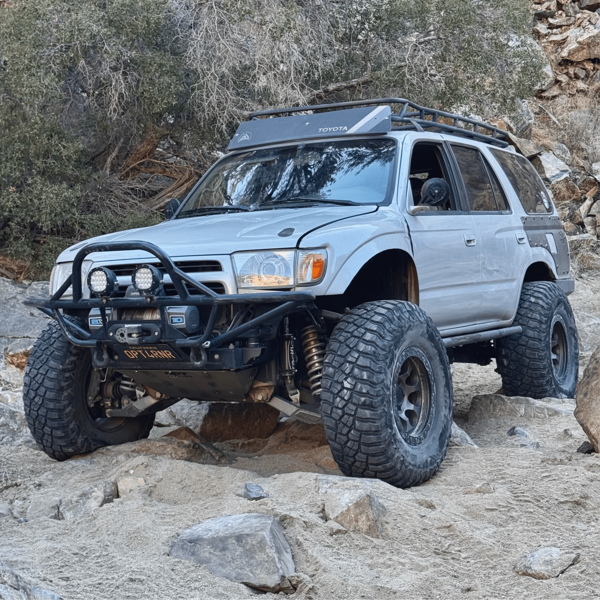 High Clearance HD Skid Plate & Radiator (96 - 02 4Runner, 95 - 04 Tacoma) - TEQ Offroad
