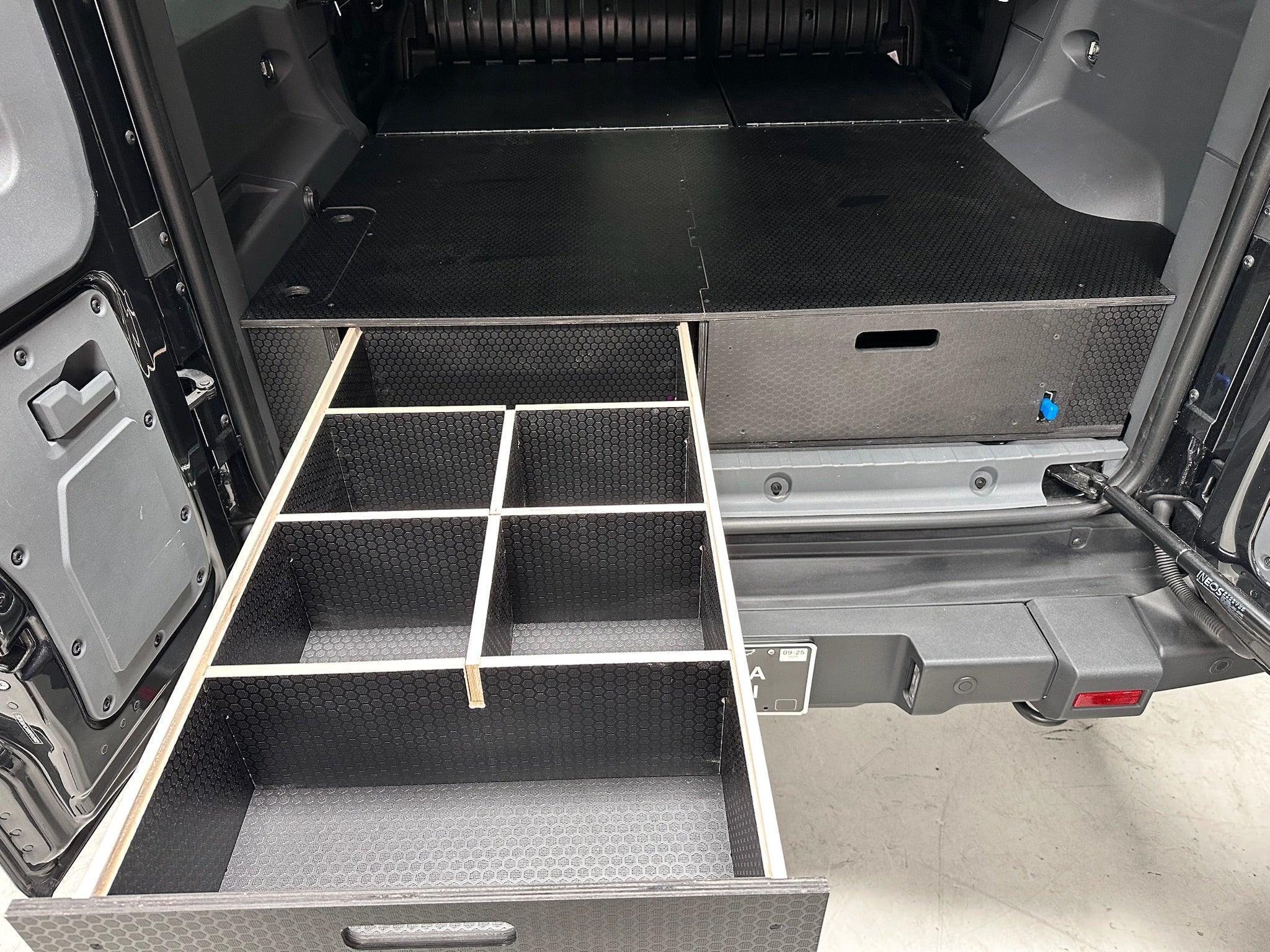 Ineos Grenadier Drawer System PreCut Kit 2023+ - 2 options - TEQ Offroad