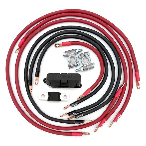 Jeep Grand Cherokee WJ Big 7 Battery Cable Kit (1999 - 2005) - TEQ Offroad