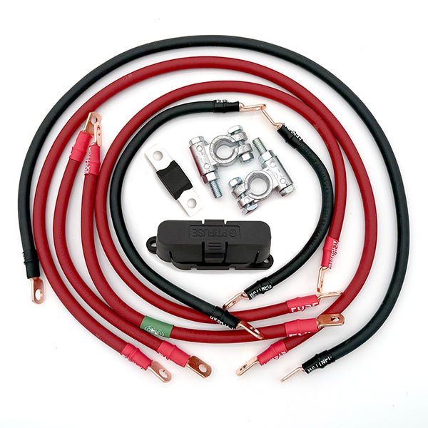 Jeep Liberty KJ Big 7 Battery Cable Kit (2002 - 2007) - TEQ Offroad
