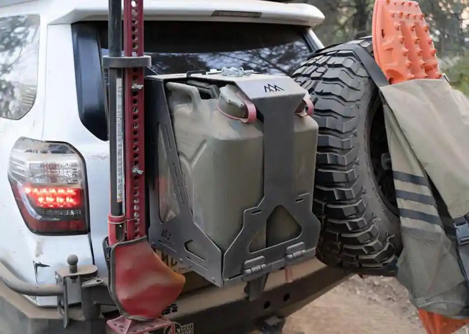 Jerry's Can Holder - Dual Universal Jerry Can Carrier - TEQ Offroad