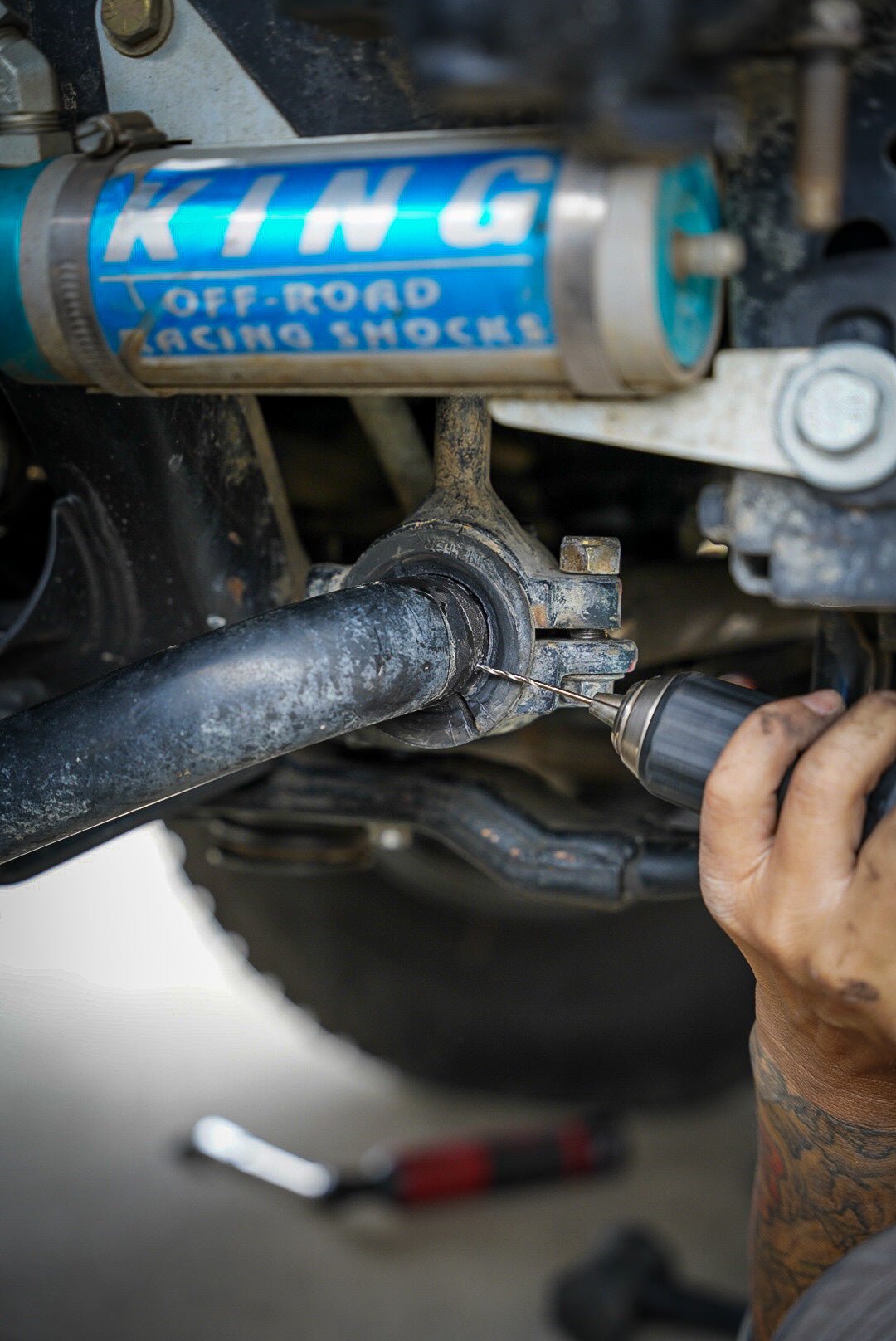 Kdss front sway bar billet clamps (pair) - TEQ Offroad