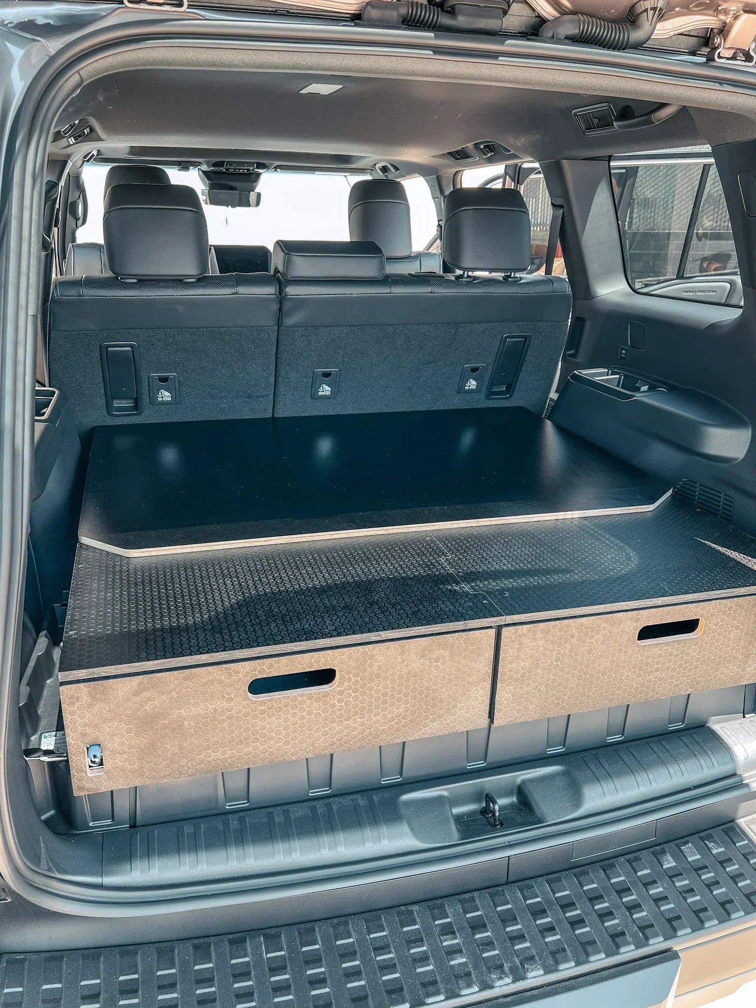 Land Cruiser 250 Dual Drawer Storage PreCut Kit - 2 Options - TEQ Offroad