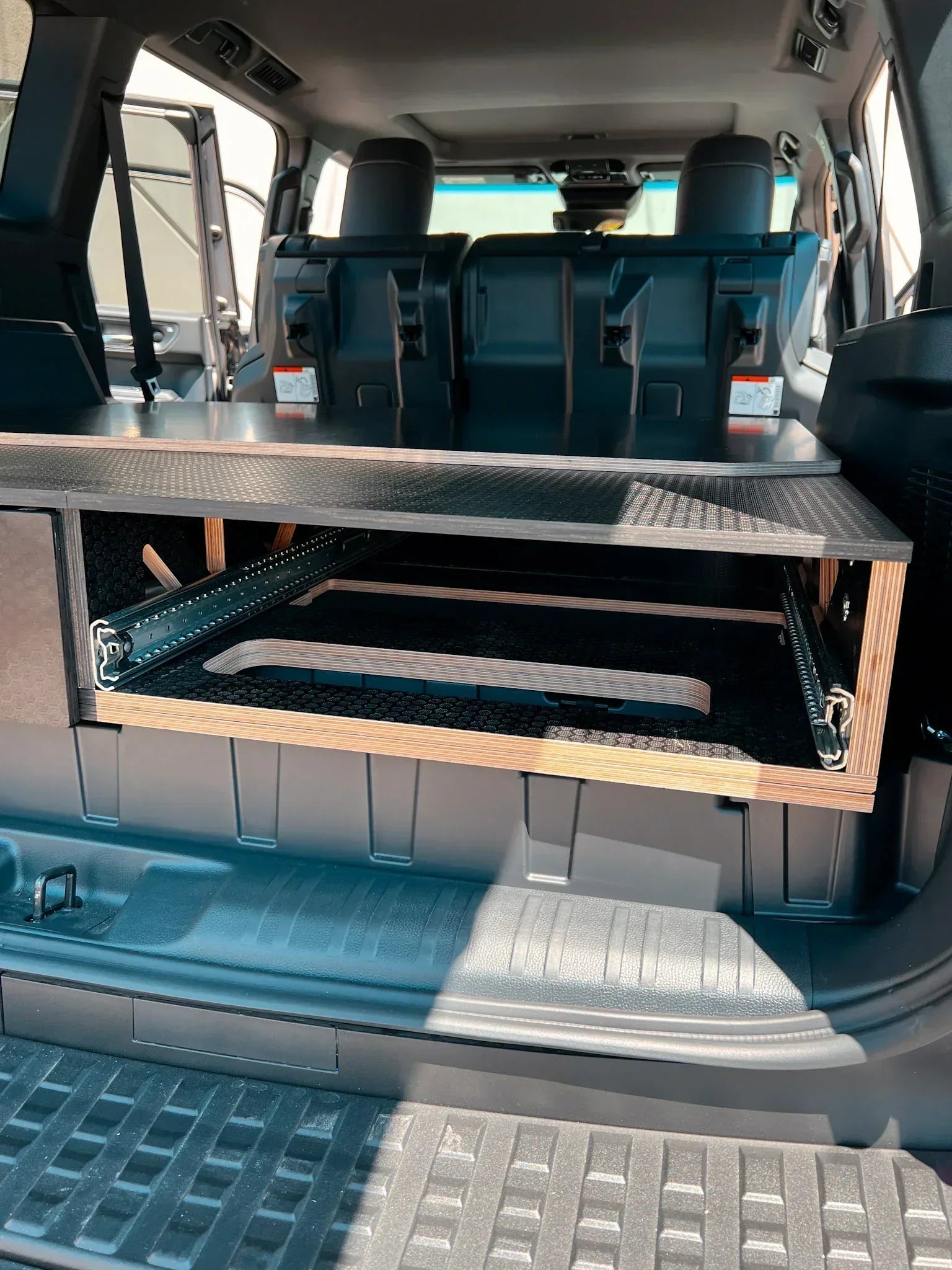 Land Cruiser 250 Dual Drawer Storage PreCut Kit - 2 Options - TEQ Offroad