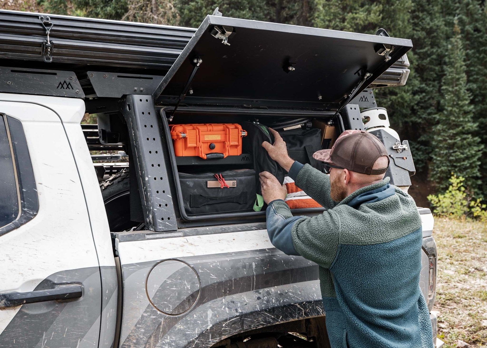 Overland Bed Rack Storage Box - Toyota Tacoma - TEQ Offroad
