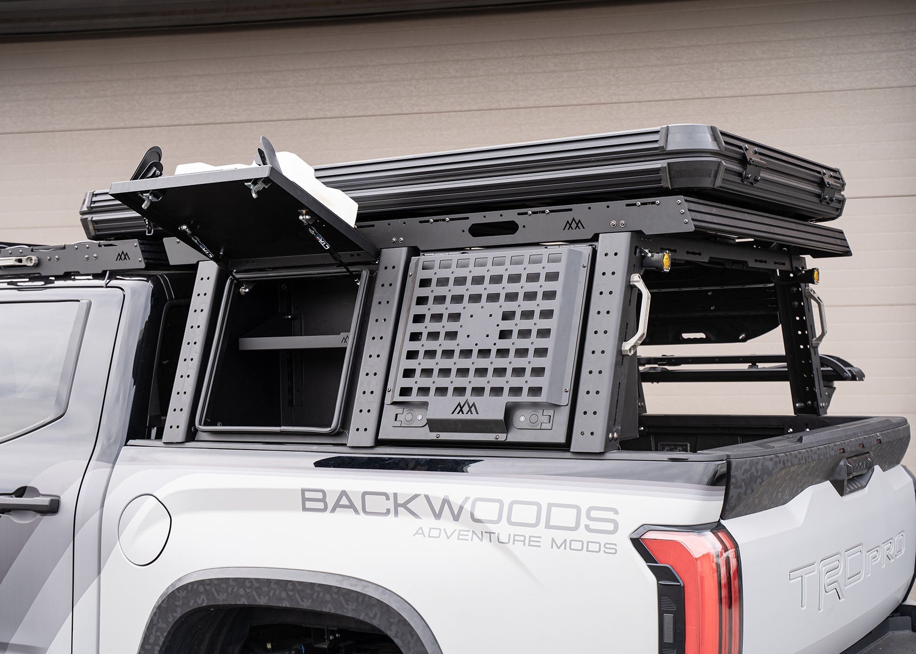 Overland Bed Rack Storage Box - Toyota Tundra - TEQ Offroad