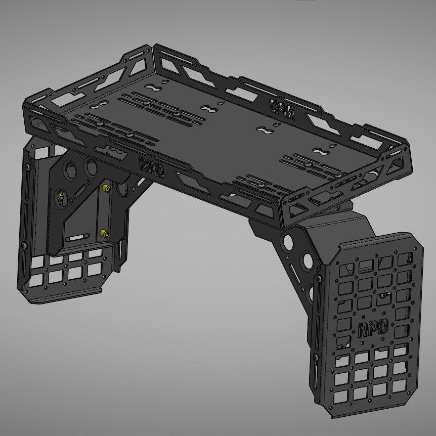 Spare Tire Accessory Tray Rack - TEQ Offroad