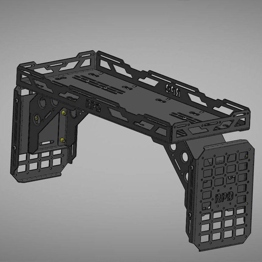 Spare Tire Accessory Tray Rack - TEQ Offroad
