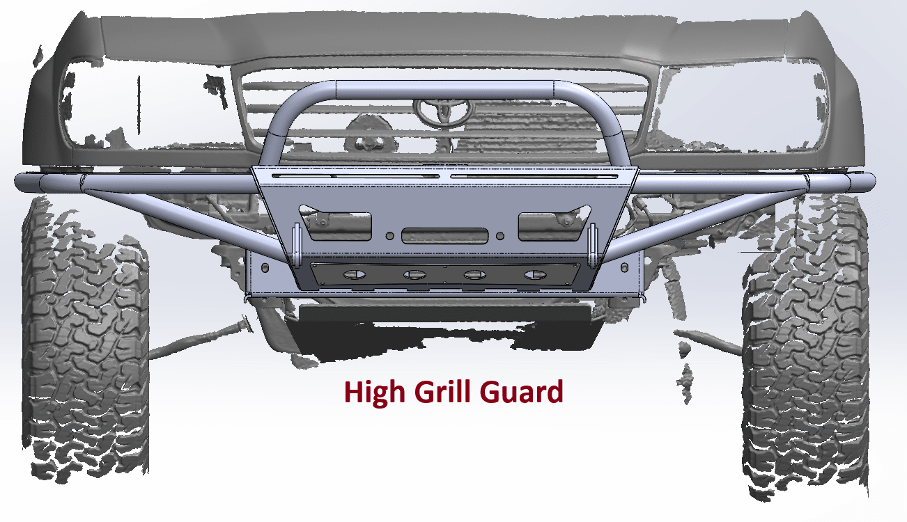 STRYKER 100 Front Bumper - Welded - LX470 - TEQ Offroad