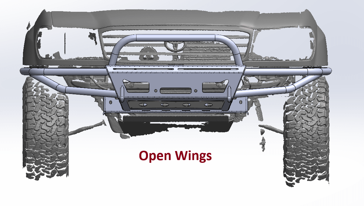 STRYKER 100 Front Bumper - Welded - LX470 - TEQ Offroad