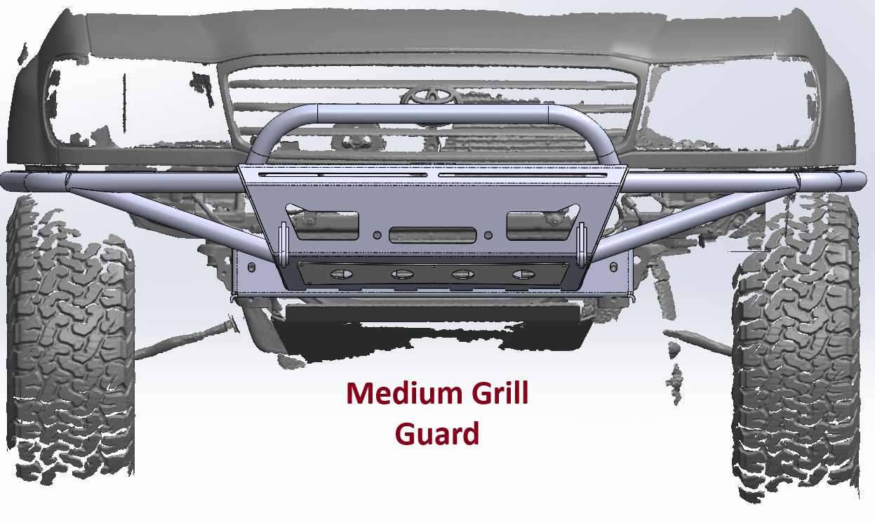 STRYKER 100 Front Bumper - Welded - TEQ Offroad
