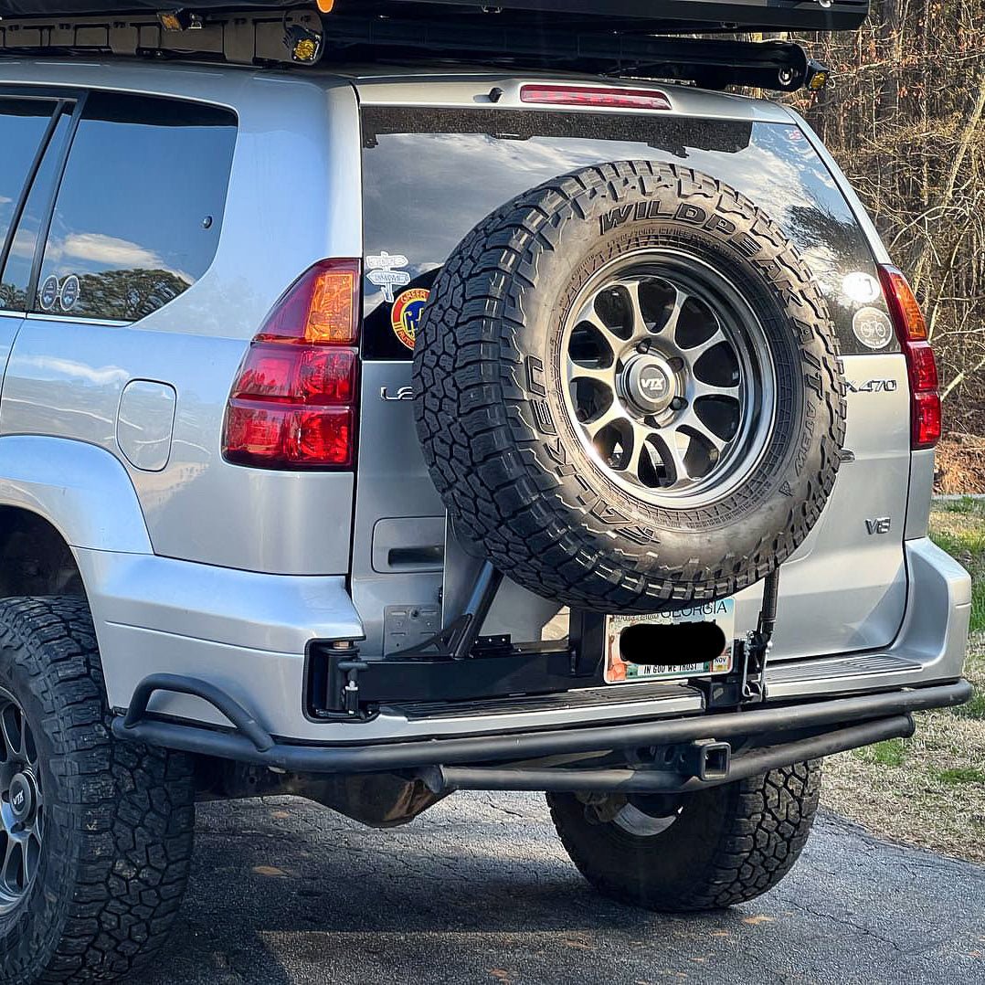 Swing Out Spare Tire Carrier Universal Heavy Duty Hinge Kit Assembly - TEQ Offroad