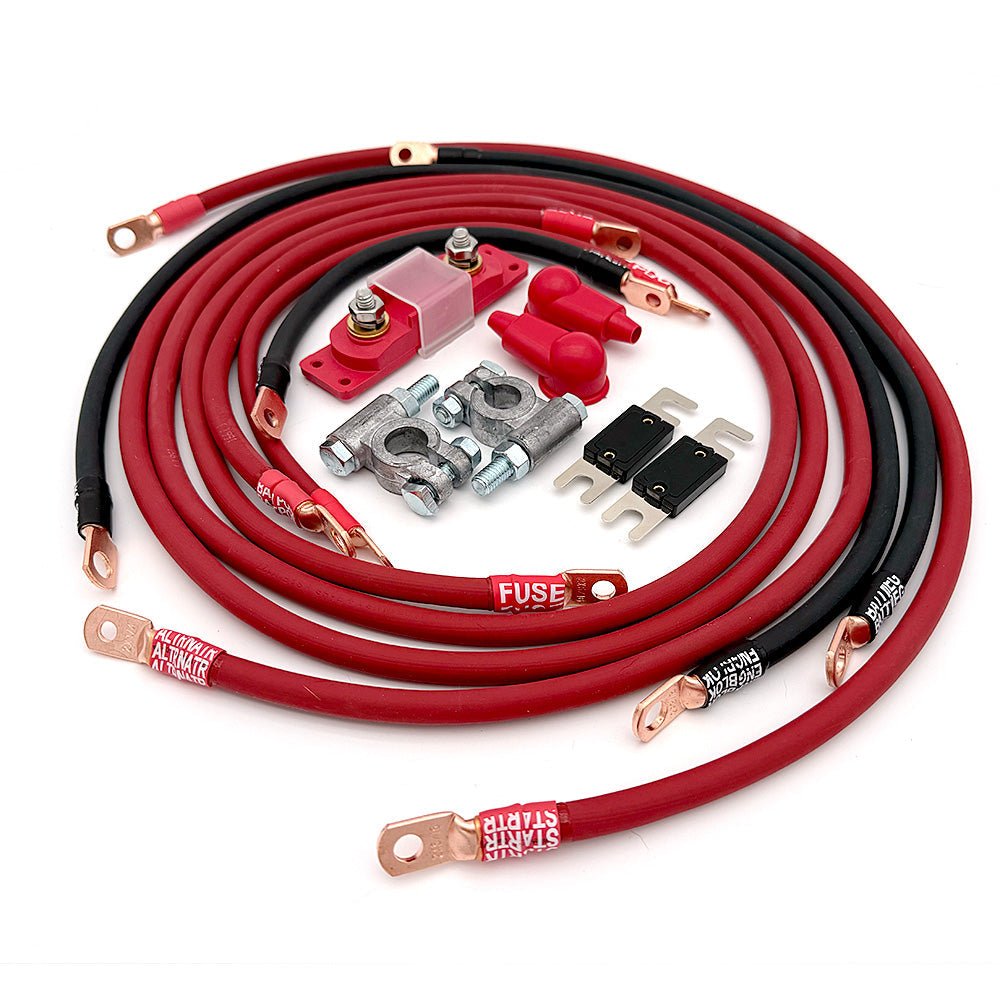 Toyota 4Runner Big 7 Battery Cable Kit (Gen 1 - 1984 - 1989) - TEQ Offroad