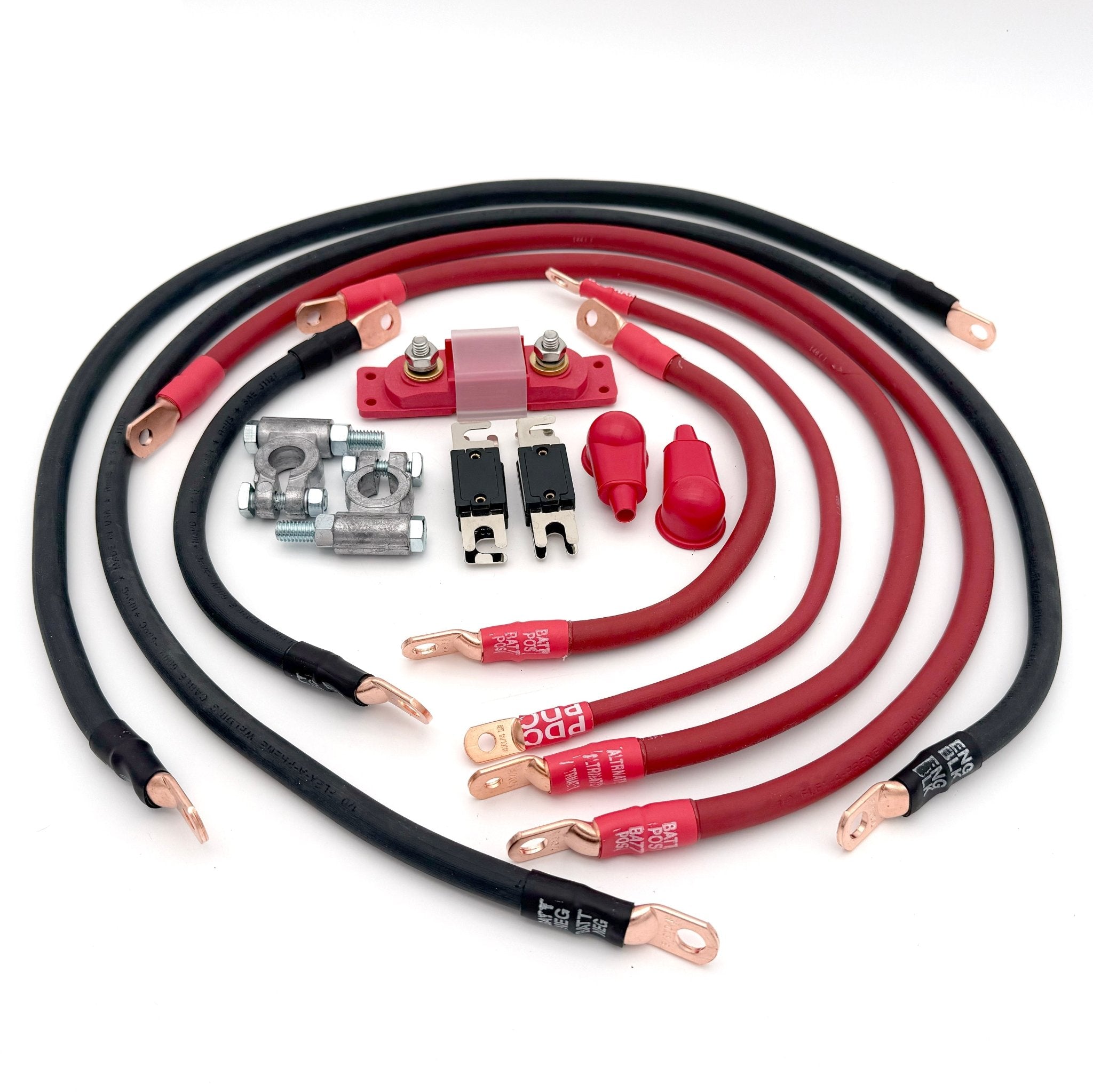 Toyota 4Runner Big 7 Battery Cable Kit (Gen 5 - 2010 - 2024) - TEQ Offroad