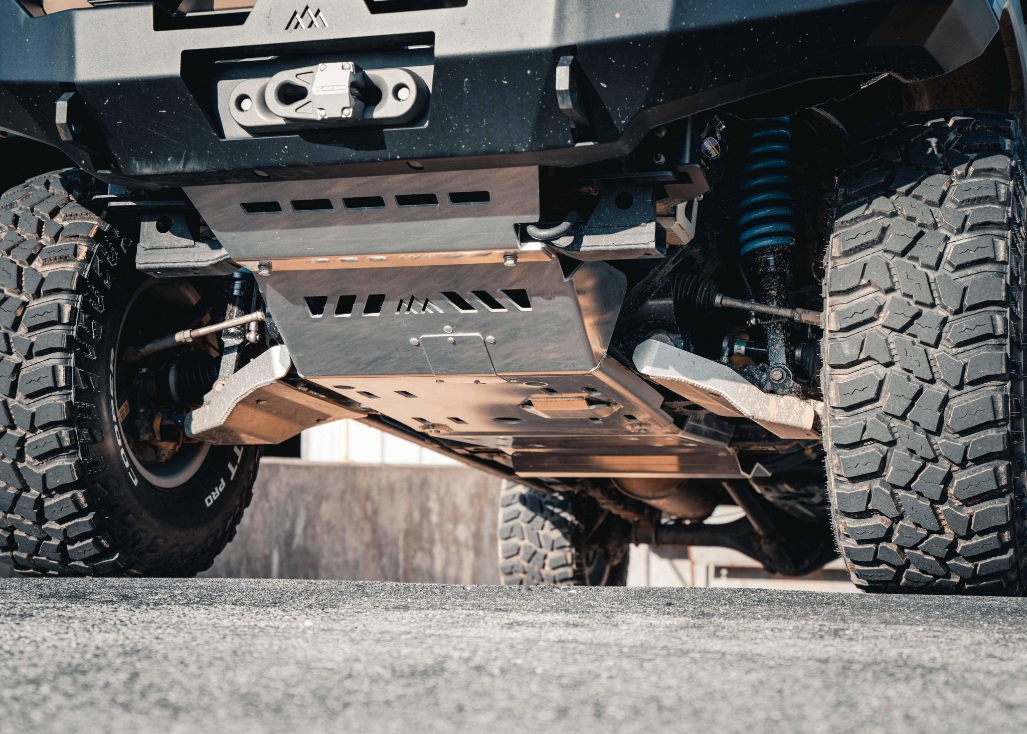 Toyota Tacoma (2005 - 2023) Full Aluminum Skid Plate System - TEQ Offroad